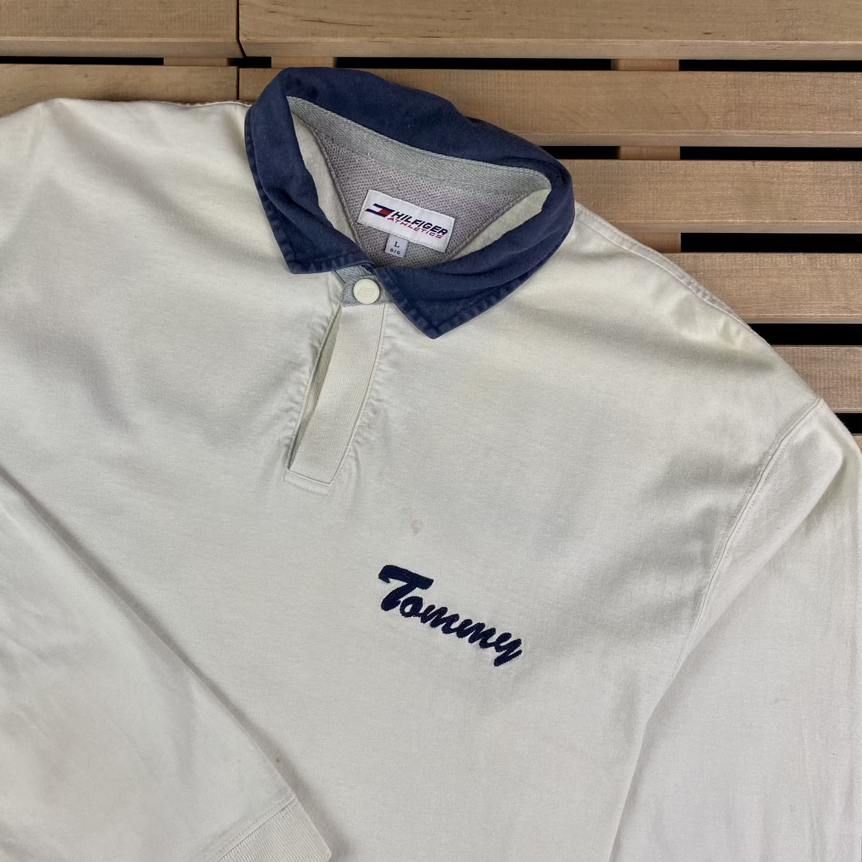Tommy Hilfiger × Vintage Mens Long Sleeve Tommy Hilfiger Vintage Size L Size US L / EU 52-54 / 3 - 2 Thumbnail