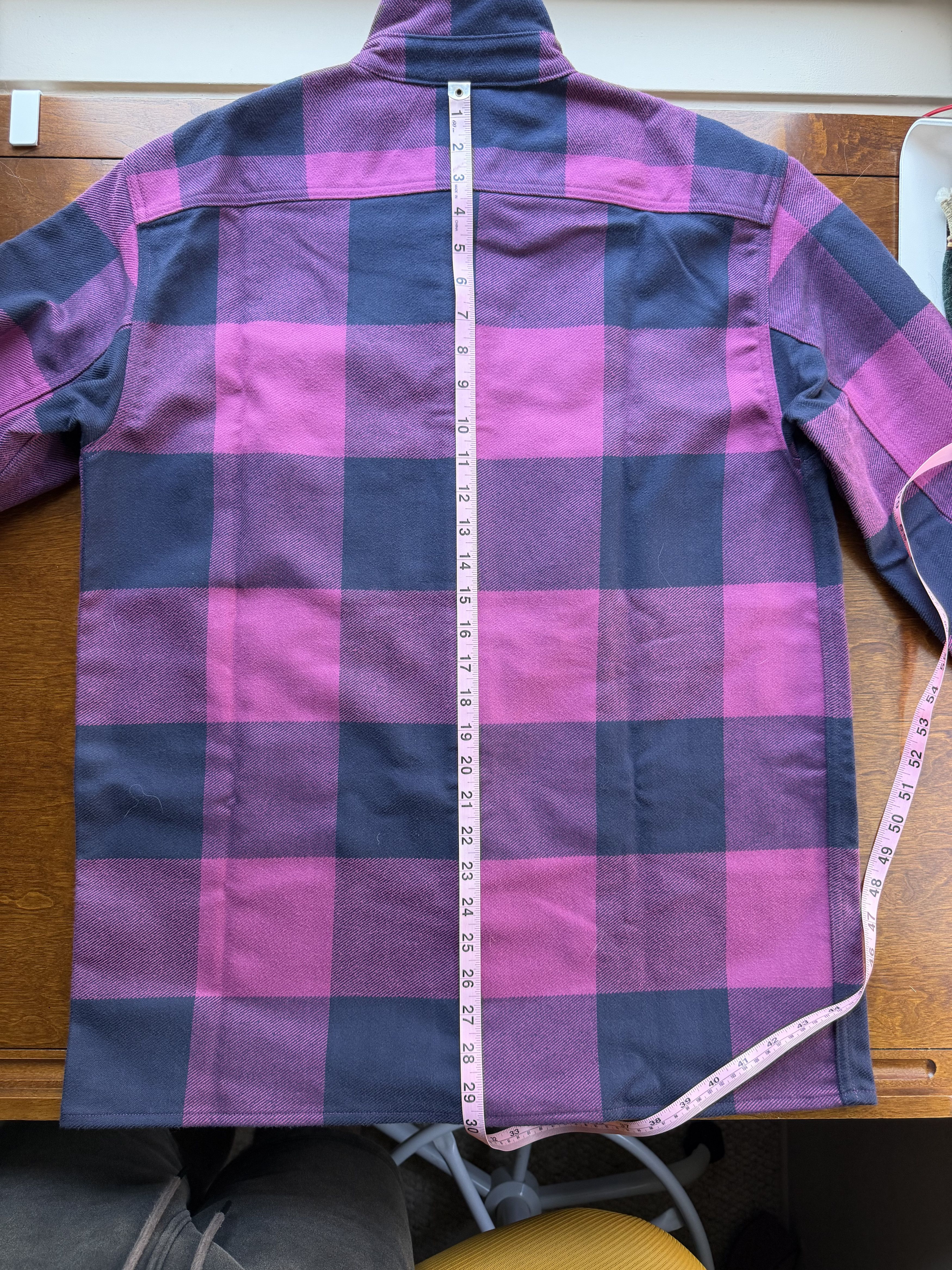 Stan Ray Stan Ray Flannel Shirt Jacket Purple Check Small Size US S / EU 44-46 / 1 - 10 Thumbnail