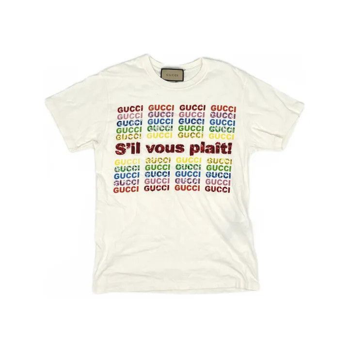 Gucci Gucci Logo Print Loose Fit T-Shirt-2507 Size XS / US 0-2 / IT 36-38 - 8 Thumbnail
