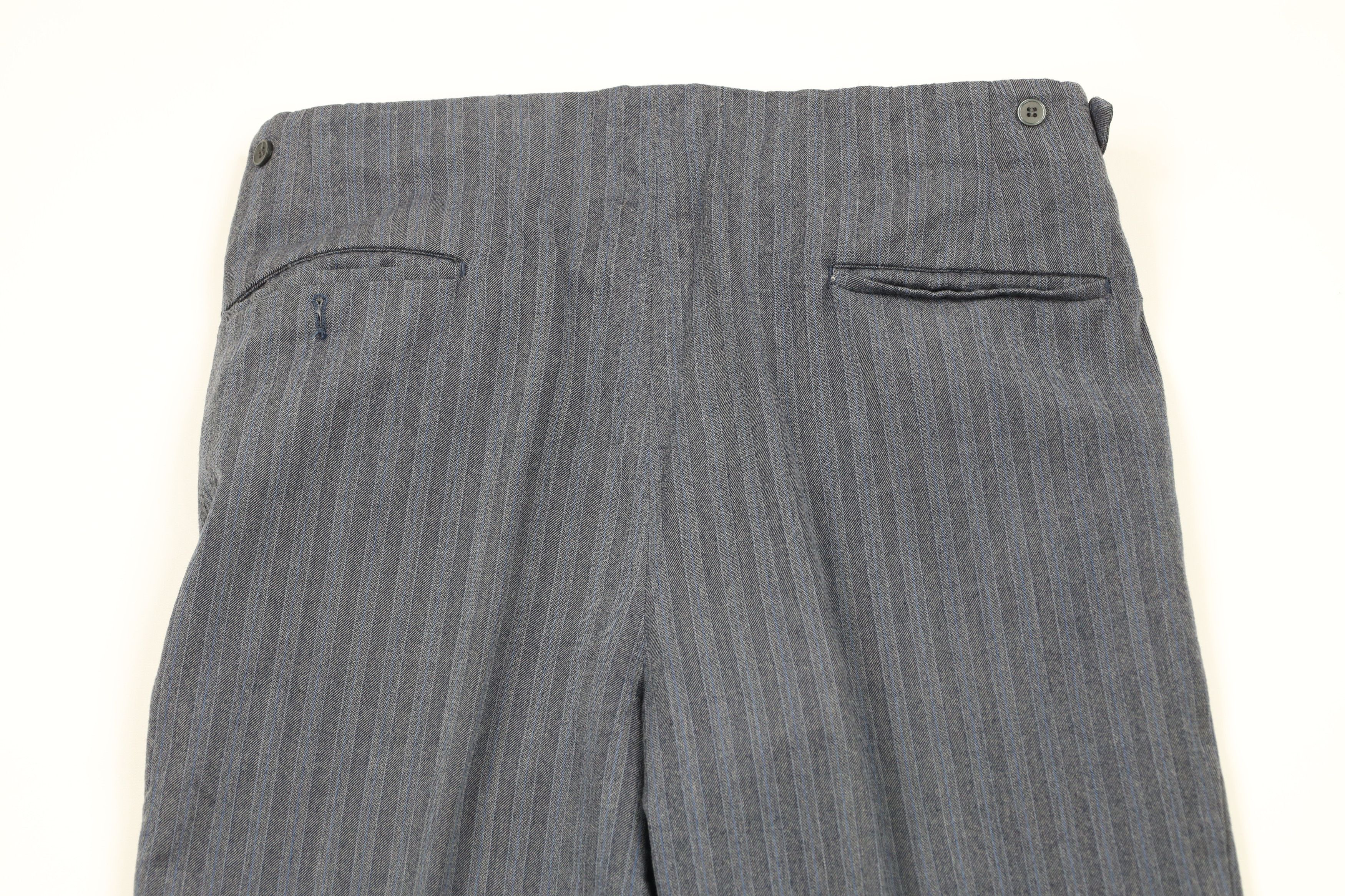 Vintage Vintage 70s Streetwear Wool Striped Bell Bottoms Pants USA Size US 32 / EU 48 - 11 Thumbnail