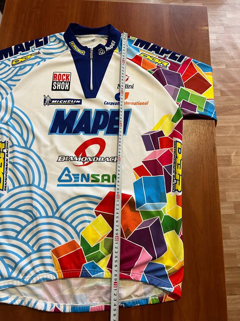 Vintage 1990 RARE NALINI MAPEI DBR CYCLING BIKE JERSEY SHIRT SIZE 6 Size US XL / EU 56 / 4 - 12 Thumbnail