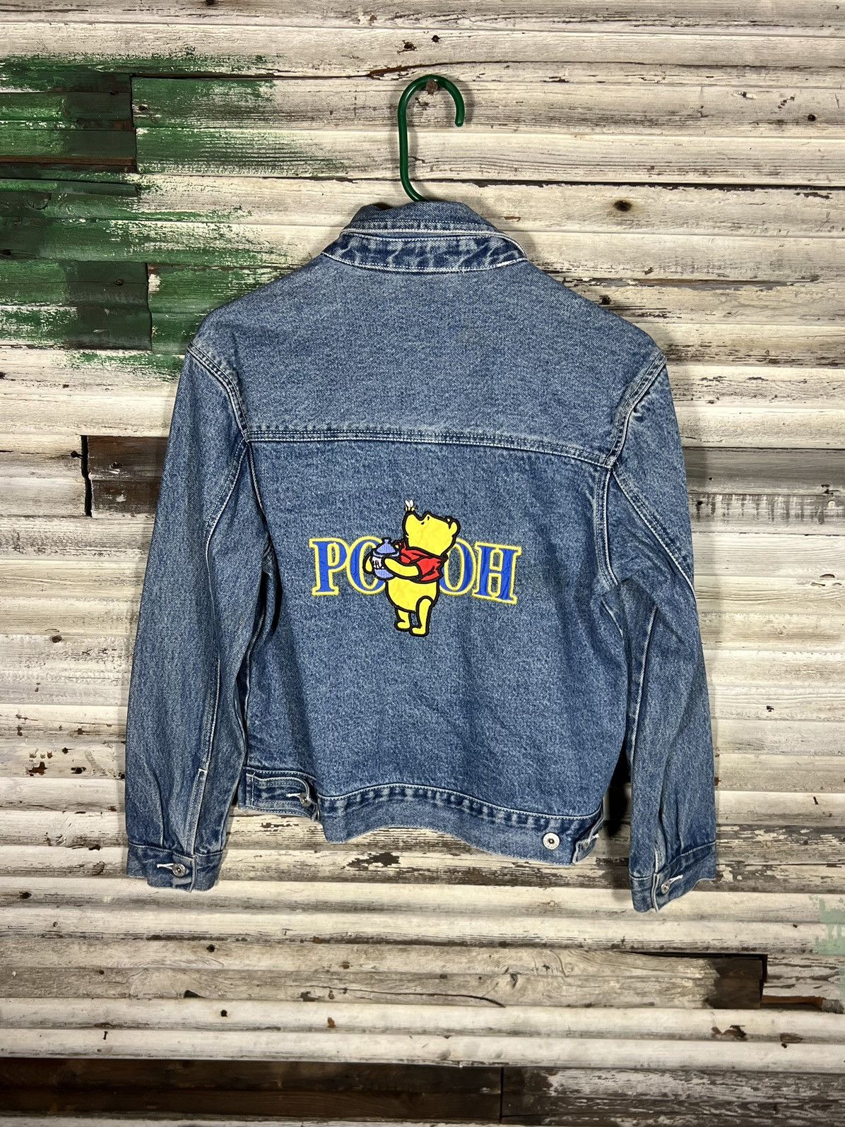 Disney × Vintage Vintage Winnie the Pooh Denim Jacket Size S / US 4 / IT 40 - 2 Thumbnail
