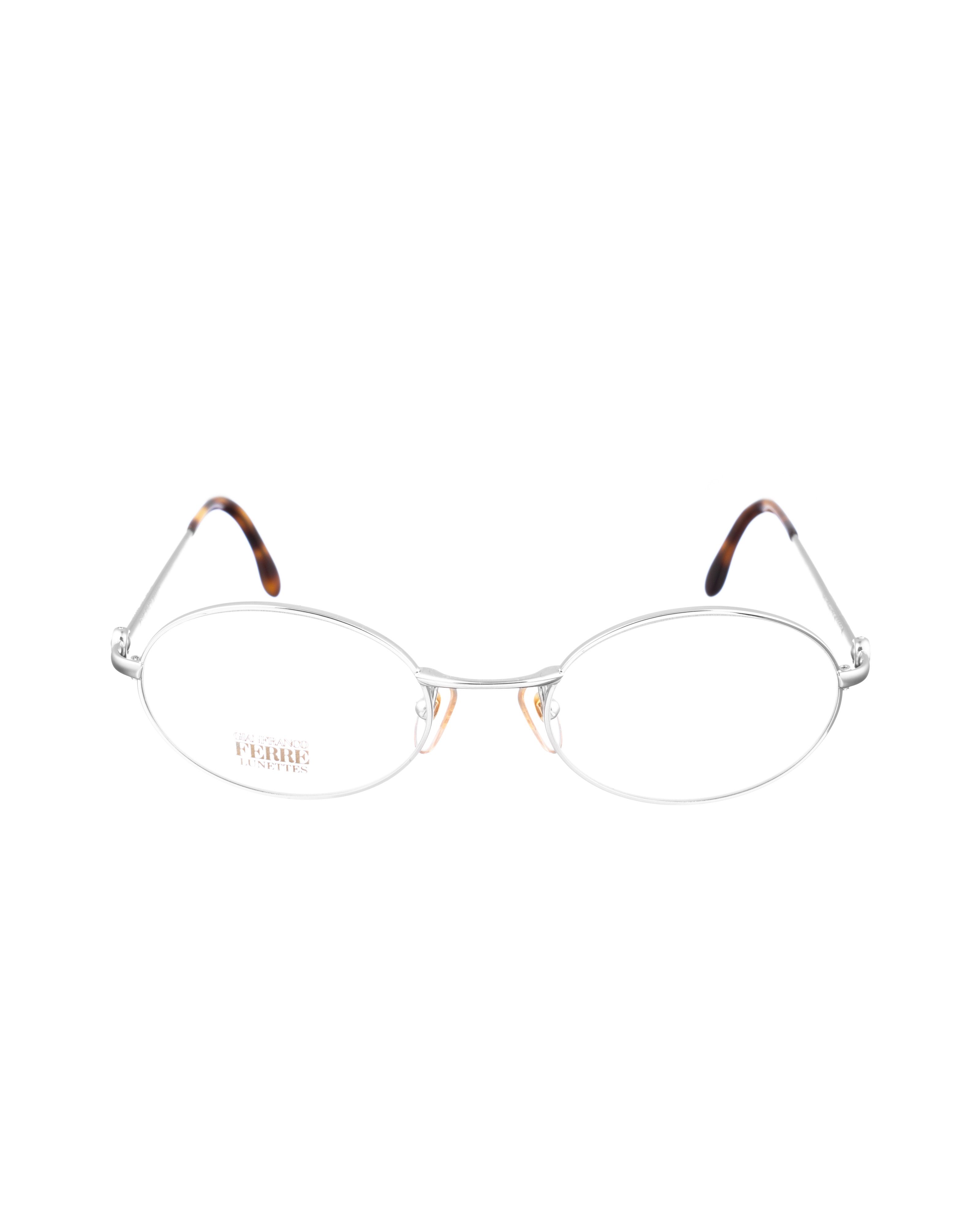 Gianfranco Ferre Gianfranco Ferre 00s Oval Silver and Havana Glasses Size ONE SIZE - 2 Thumbnail