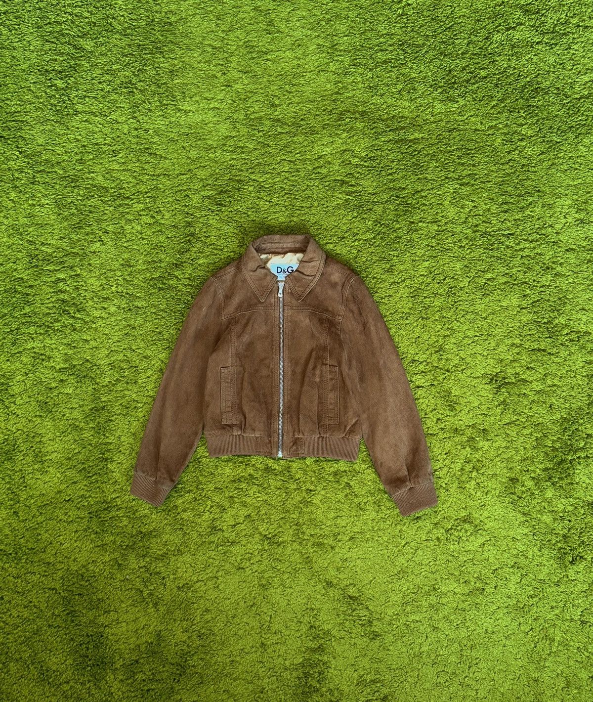 Designer × Dolce & Gabbana Dolce & Gabbana D&G junior real leather suede teen jacket Size US XXS / EU 40 - 14 Thumbnail