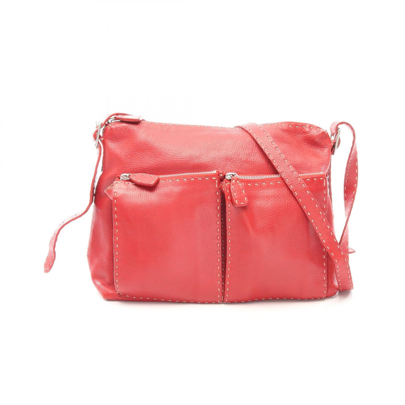 Fendi Fendi Fendi Selleria Leather Shoulder Bag Leather Shoulder Bag DUTY FREE for USA Size ONE SIZE - 1 Thumbnail