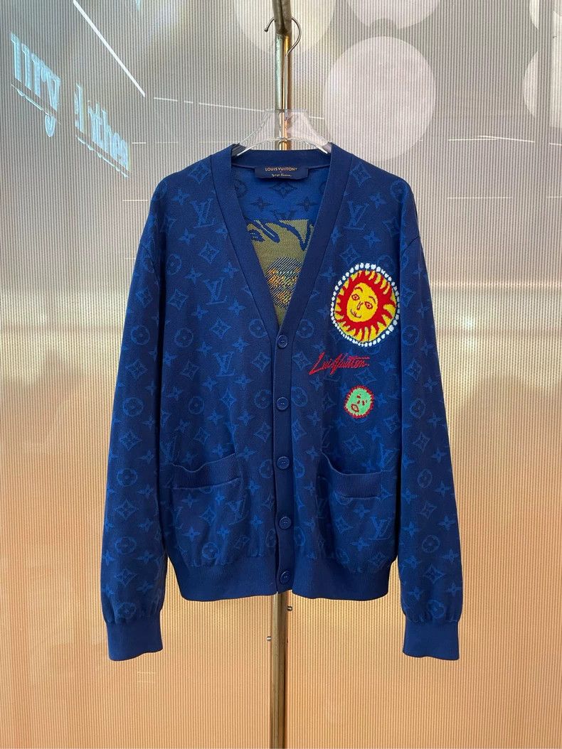 Louis Vuitton Louis Vuitton Yayoi Kusama Sun Full Print Cardigan