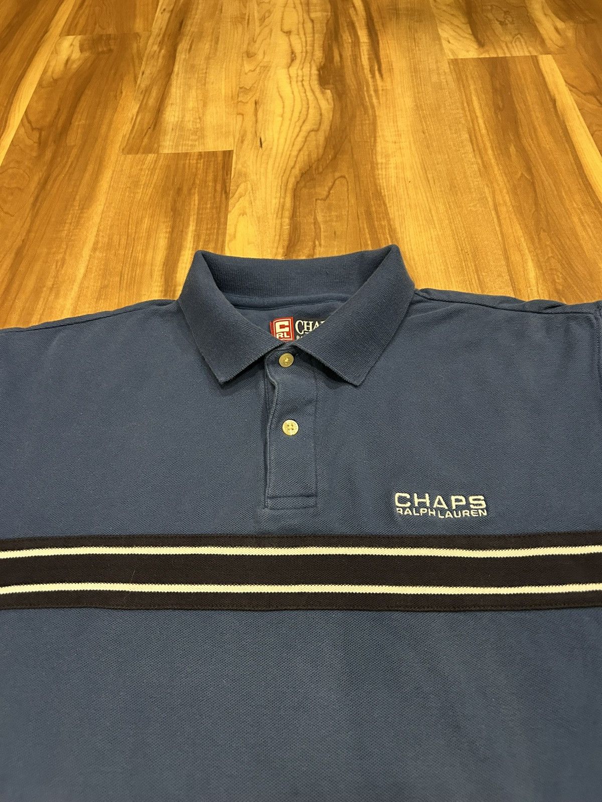 Chaps Ralph Lauren Vintage Chaps Ralph Lauren Polo Shirt Size US L / EU 52-54 / 3 - 2 Thumbnail
