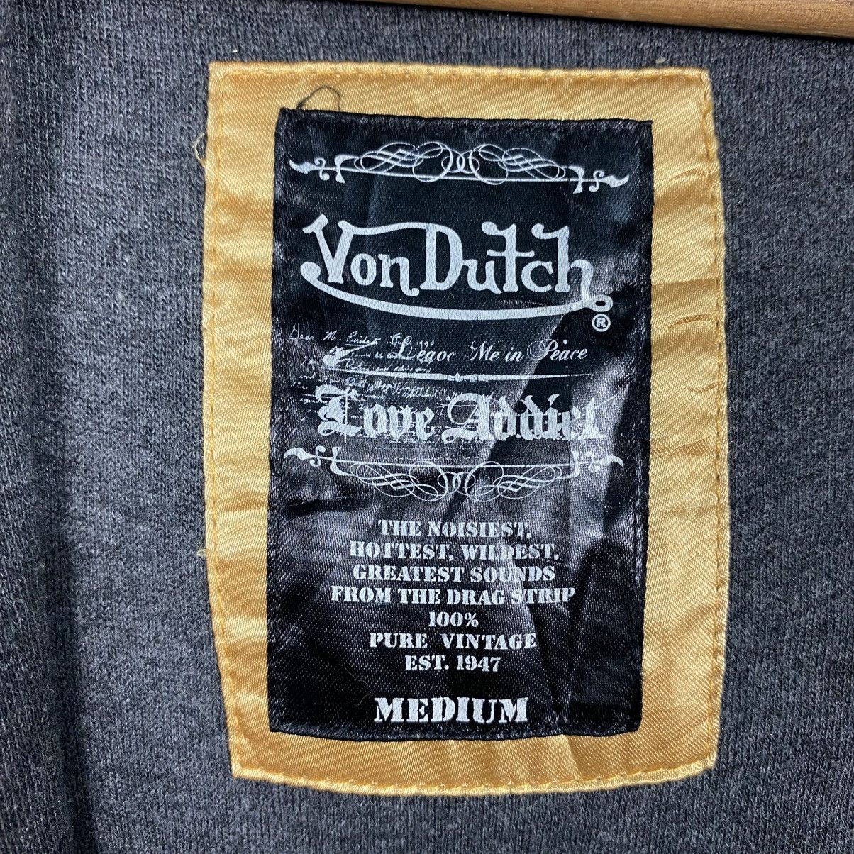 Japanese Brand 📌Biker Jacket Von Dutch Mink Fur Hoodie Blanket Size US M / EU 48-50 / 2 - 21 Thumbnail