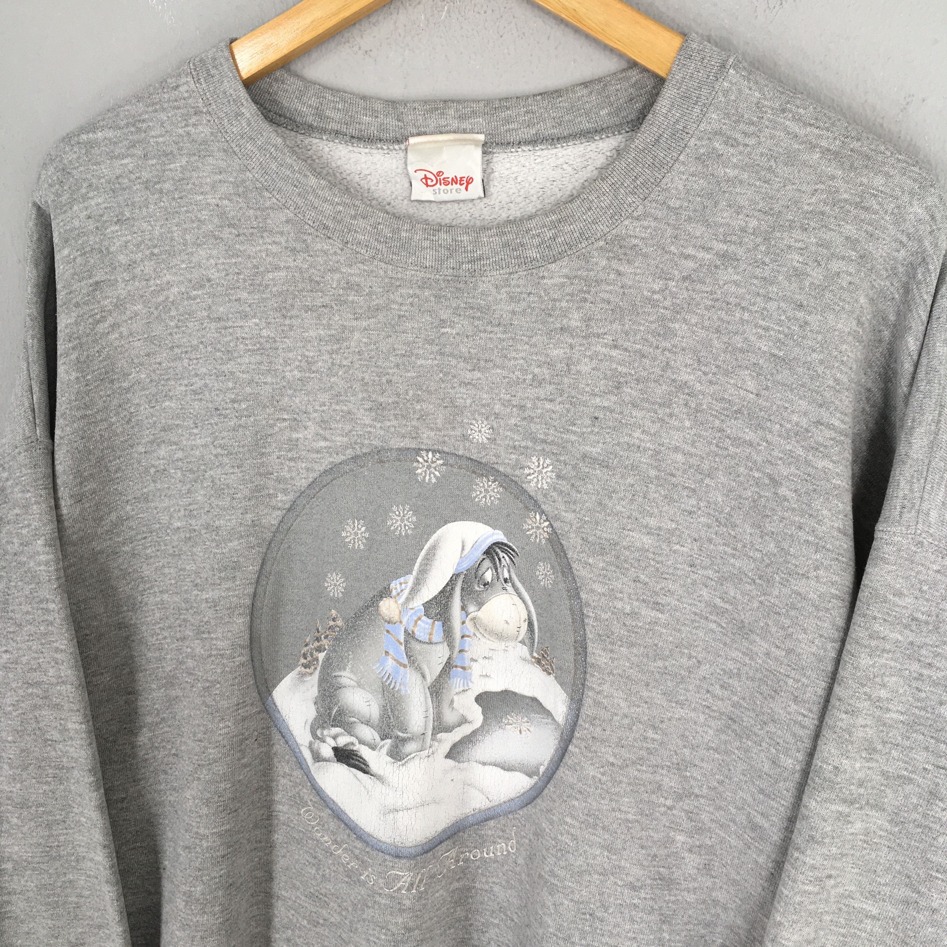 Cartoon Network Vintage Eeyore Disney Character Sweatshirt 2XLarge Size US XXL / EU 58 / 5 - 3 Thumbnail