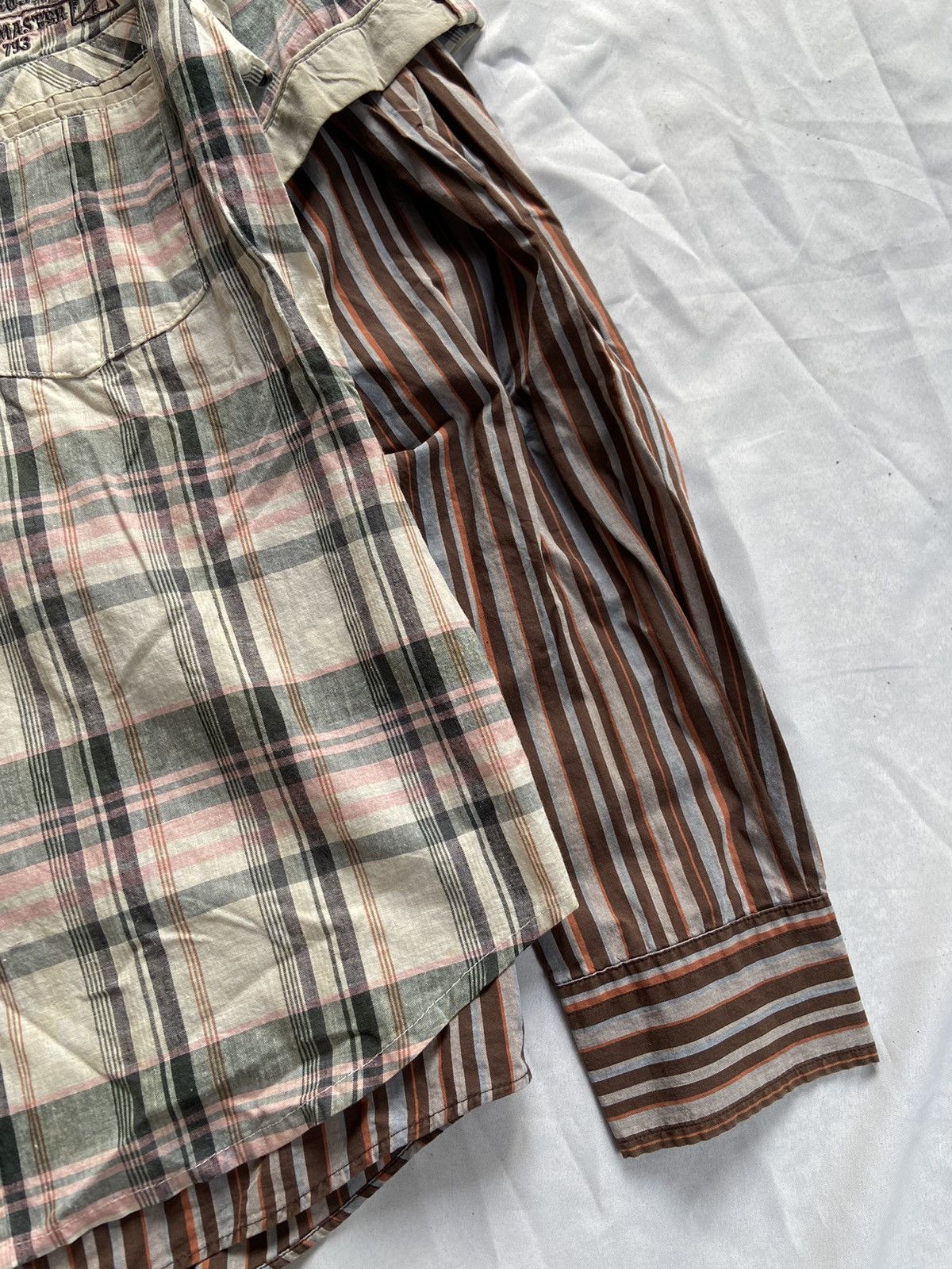 PPFM JIZOST BATSU 2 IN 1 PPFM CASUAL STRIPED BUTTON DOWN SHIRT Size US S / EU 44-46 / 1 - 6 Thumbnail