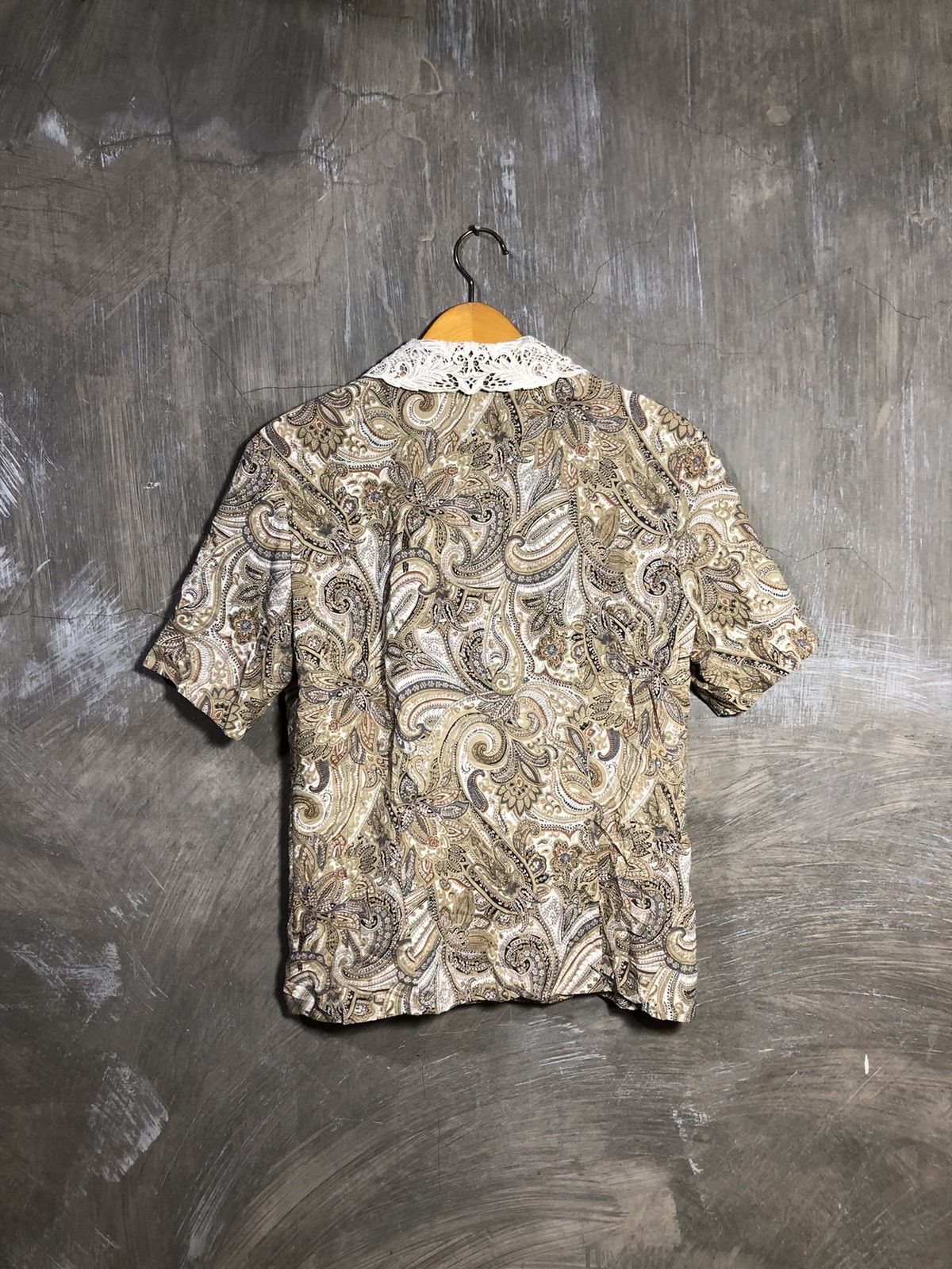 Burberry Vintage Burberrys Button Up Batik Pattern Size M / US 6-8 / IT 42-44 - 9 Thumbnail