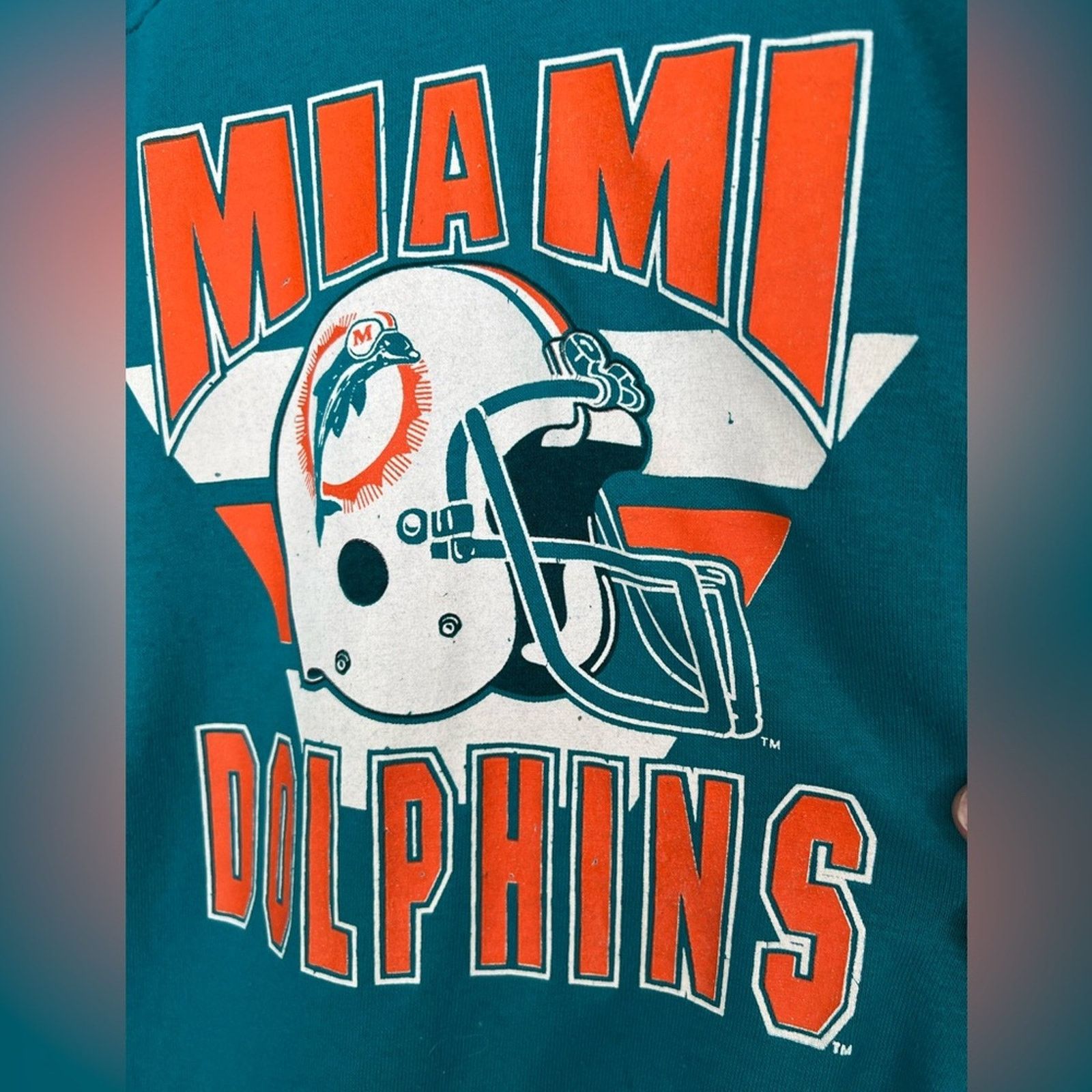 Vintage VINTAGE MIAMI DOLPHINS SHIRT YOUTH L MADE IN USA GARAN NEW Size US M / EU 48-50 / 2 - 4 Thumbnail