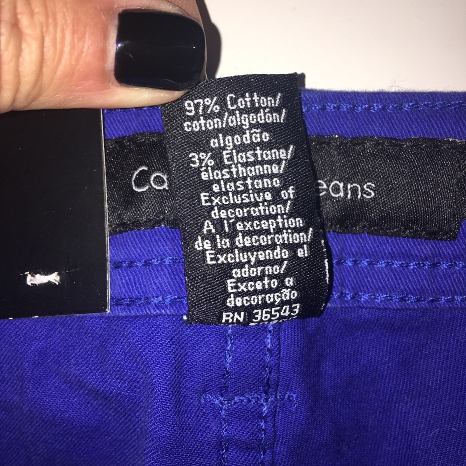Calvin Klein NWT Calvin Klein Jeans Women's Skinny Crop Stretch Size 12 Size 34" / US 12 / IT 48 - 4 Thumbnail
