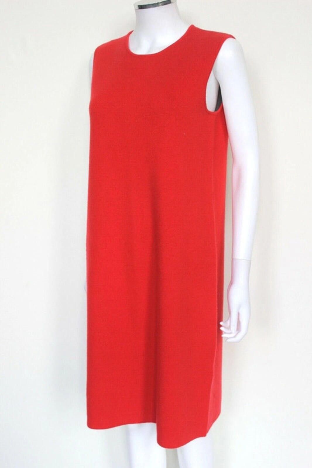 Other Victoria Beckham Red Cashmere Knit Wool Dress UK 14 Size L / US 10 / IT 46 - 6 Thumbnail