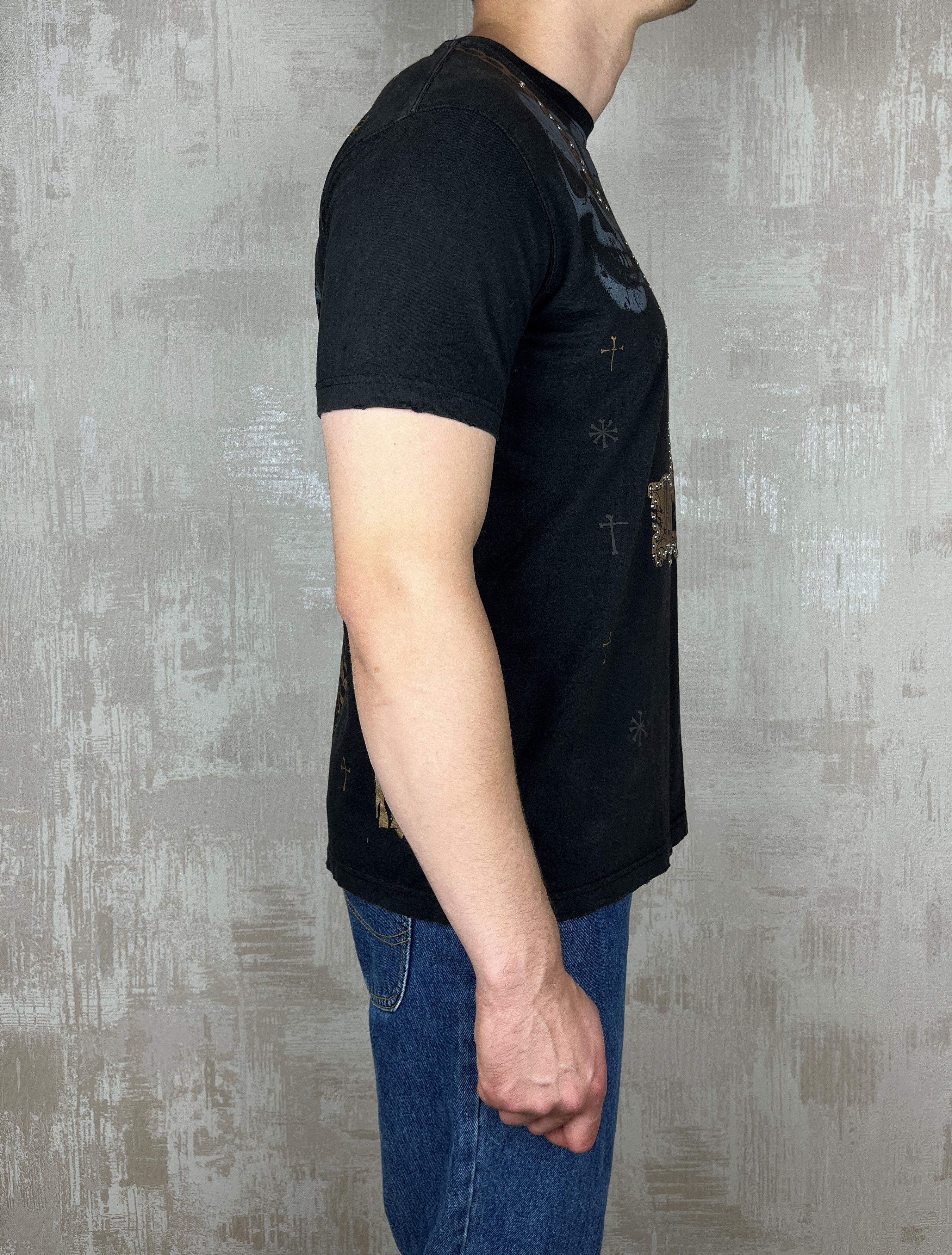 No Fear Vintage No Fear Prestige Apparel Skulls Distressed T-shirt Size US M / EU 48-50 / 2 - 7 Thumbnail