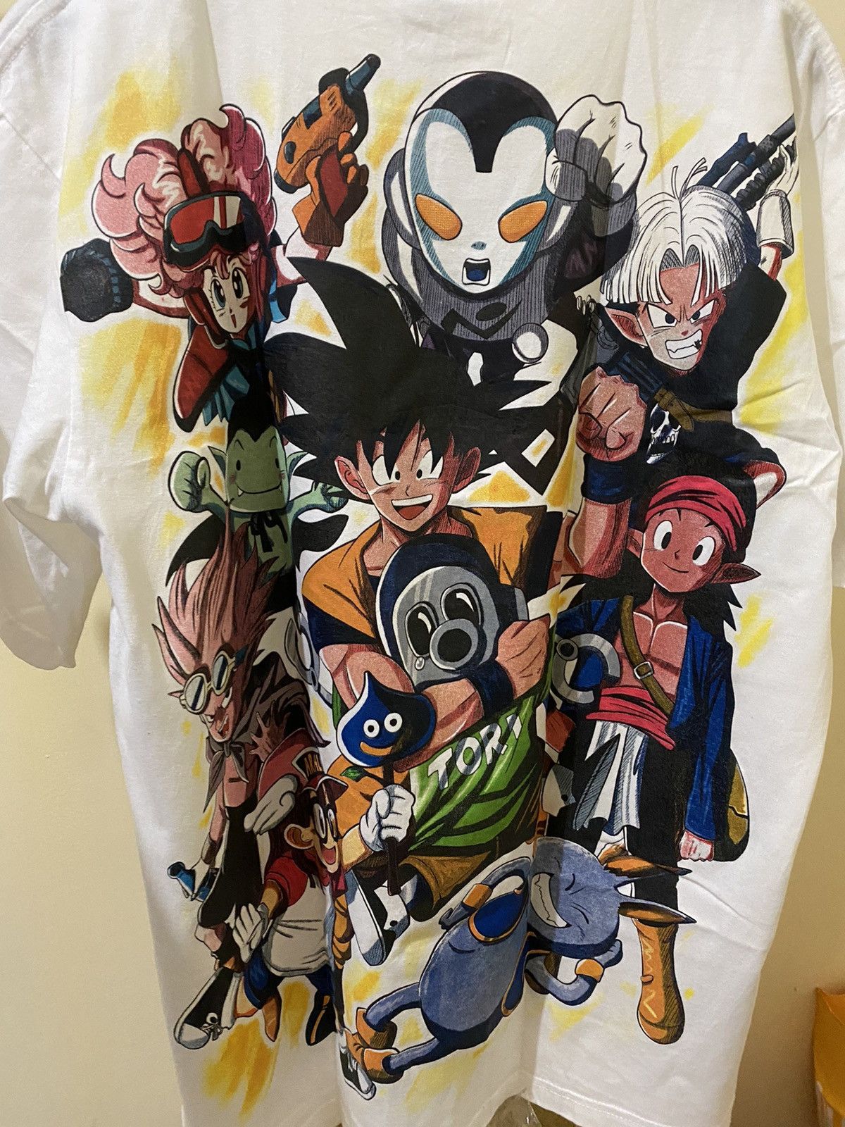 Anime × Cartoon Network ❗️RARE❗️ GOKU DBZ TRIBUTE TO AKIRA TORIYAMA AOP TEE Size US L / EU 52-54 / 3 - 5 Thumbnail