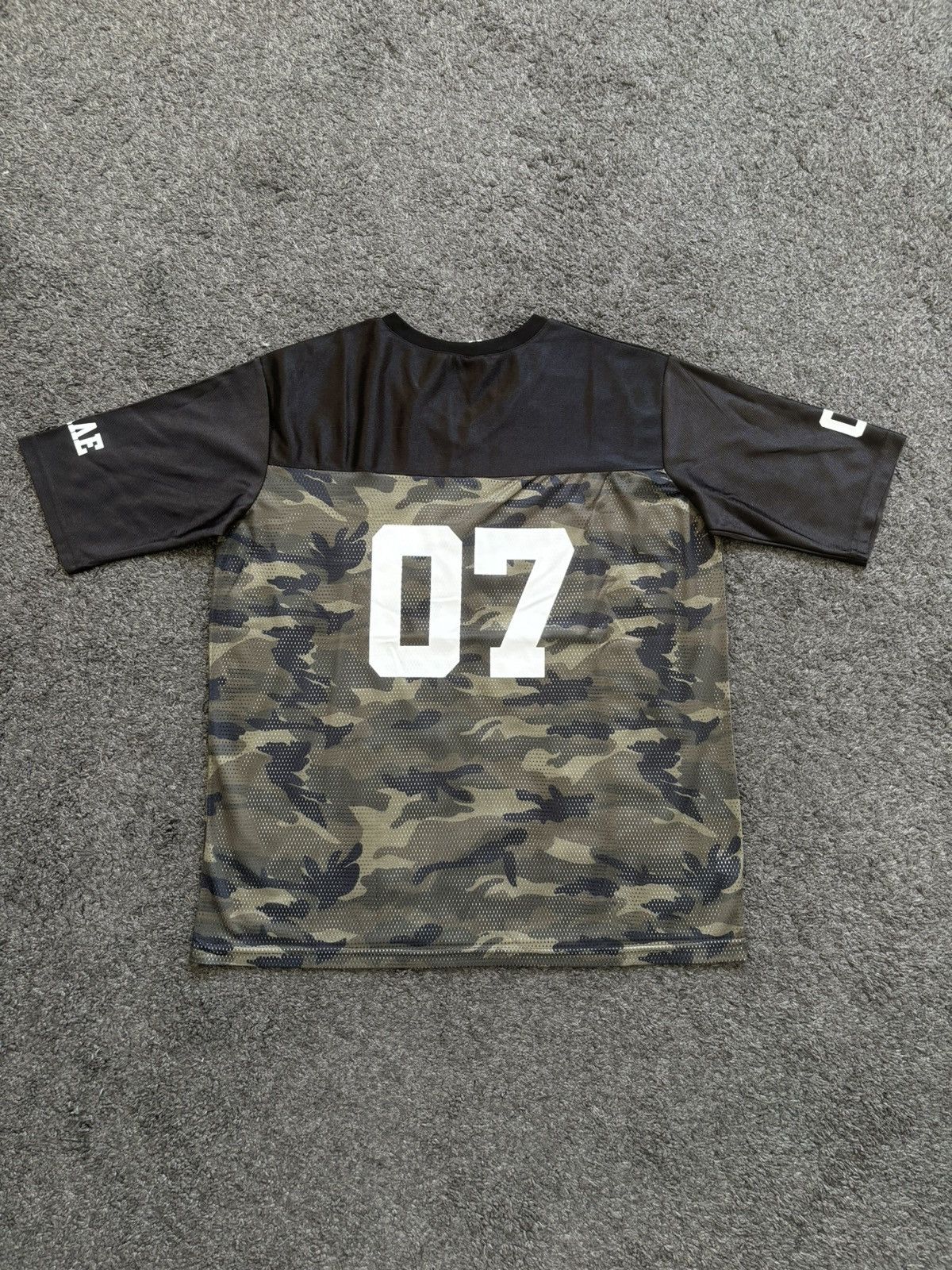 Vintage Vintage oversize unisex military black 07 football jersey Size US M / EU 48-50 / 2 - 9 Thumbnail