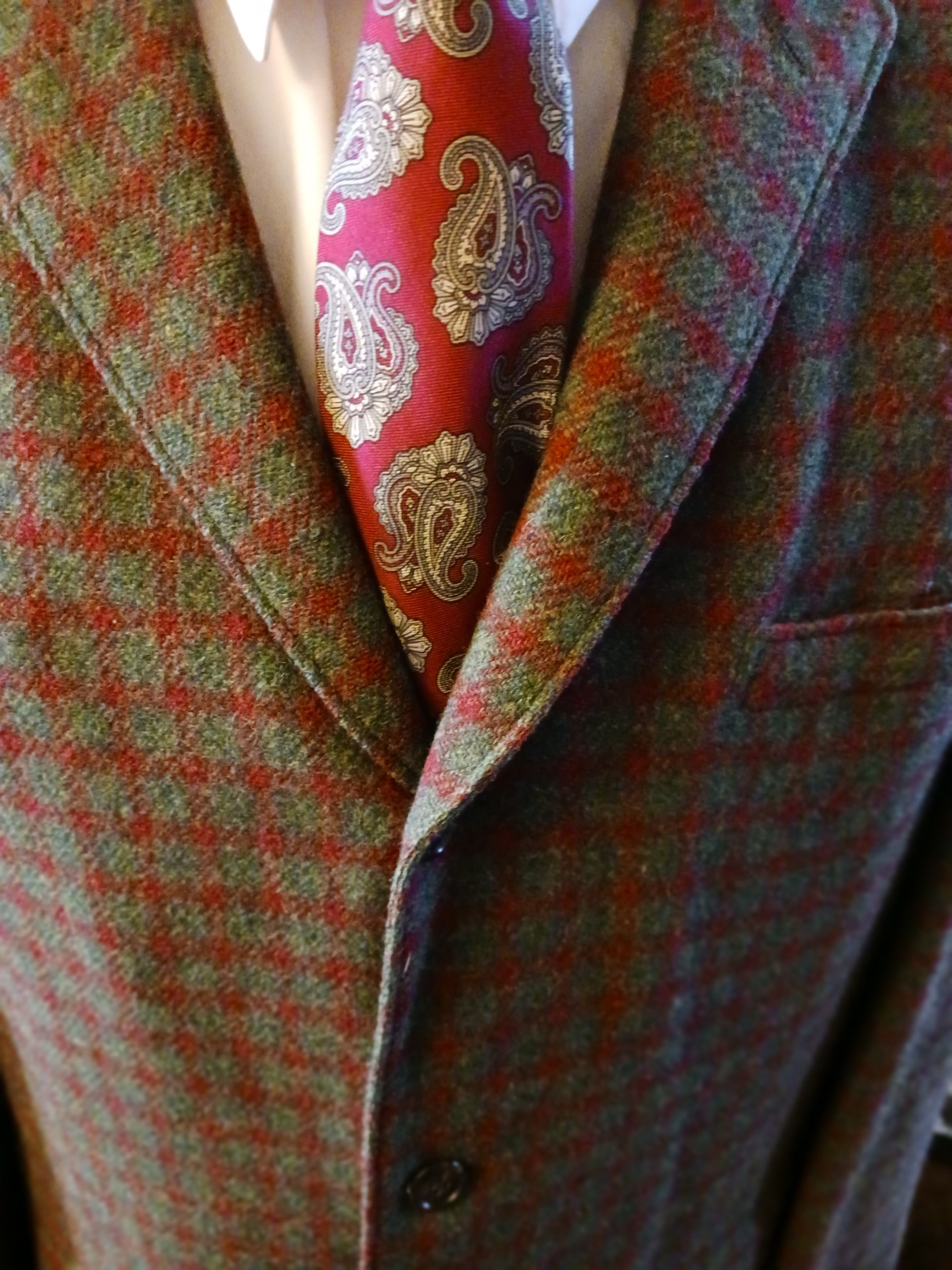 Vintage Vintage 70's Custom Made Westminster Plaid Blazer Sz 40R Size 40R - 2 Thumbnail