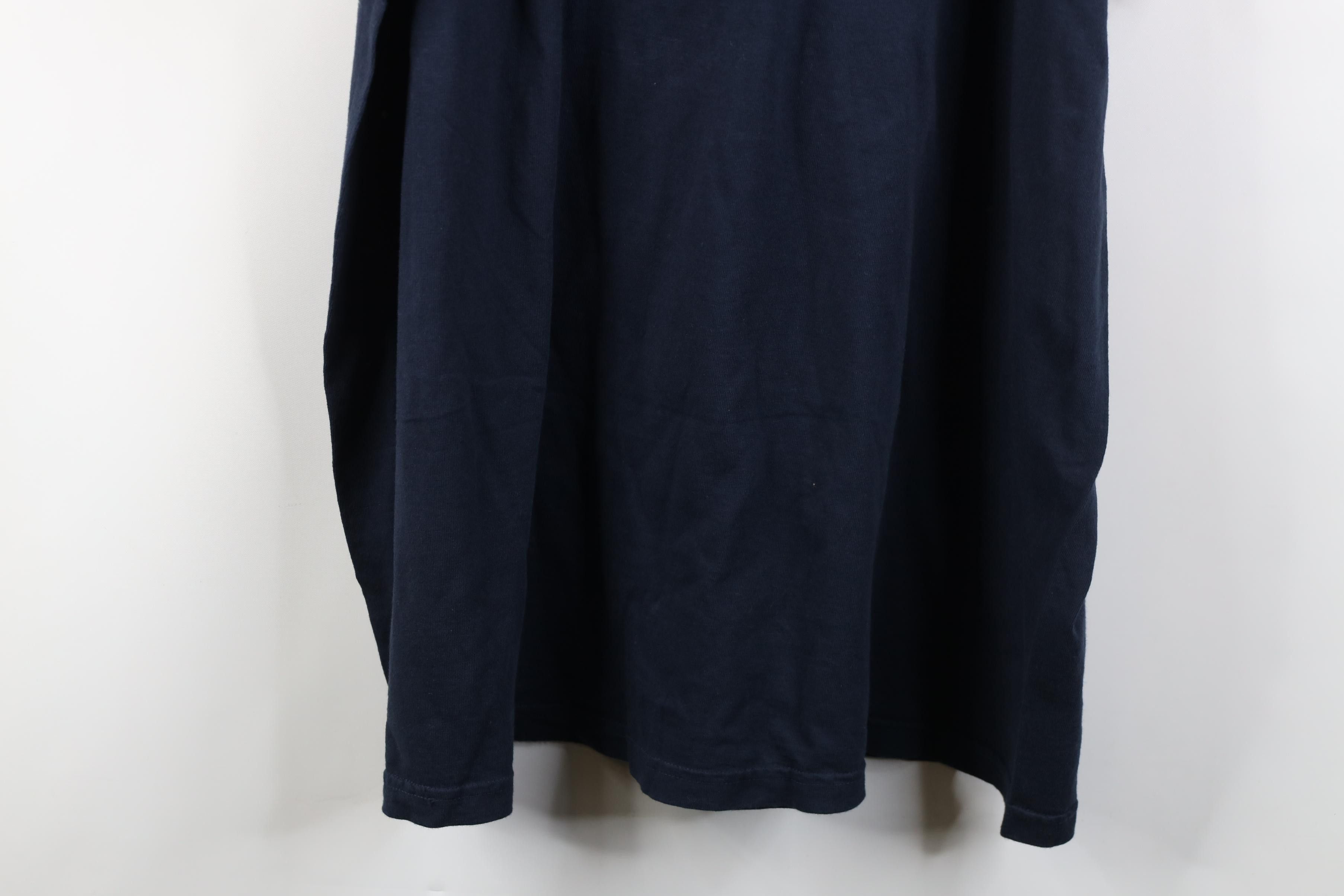 Polo Ralph Lauren Deadstock Vintage 90s Ralph Lauren Monogram T-Shirt Blue Size US XXL / EU 58 / 5 - 12 Thumbnail
