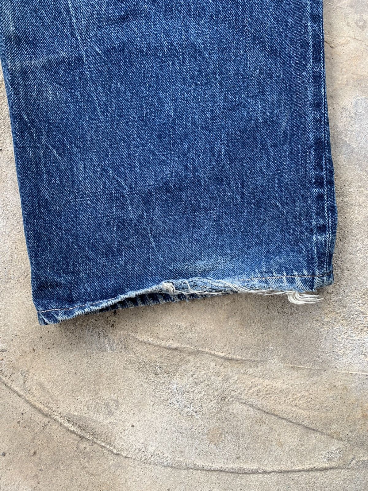 Japanese Brand vintage Okura Hr Market Selvedge Distressed denim Size US 34 / EU 50 - 20 Thumbnail