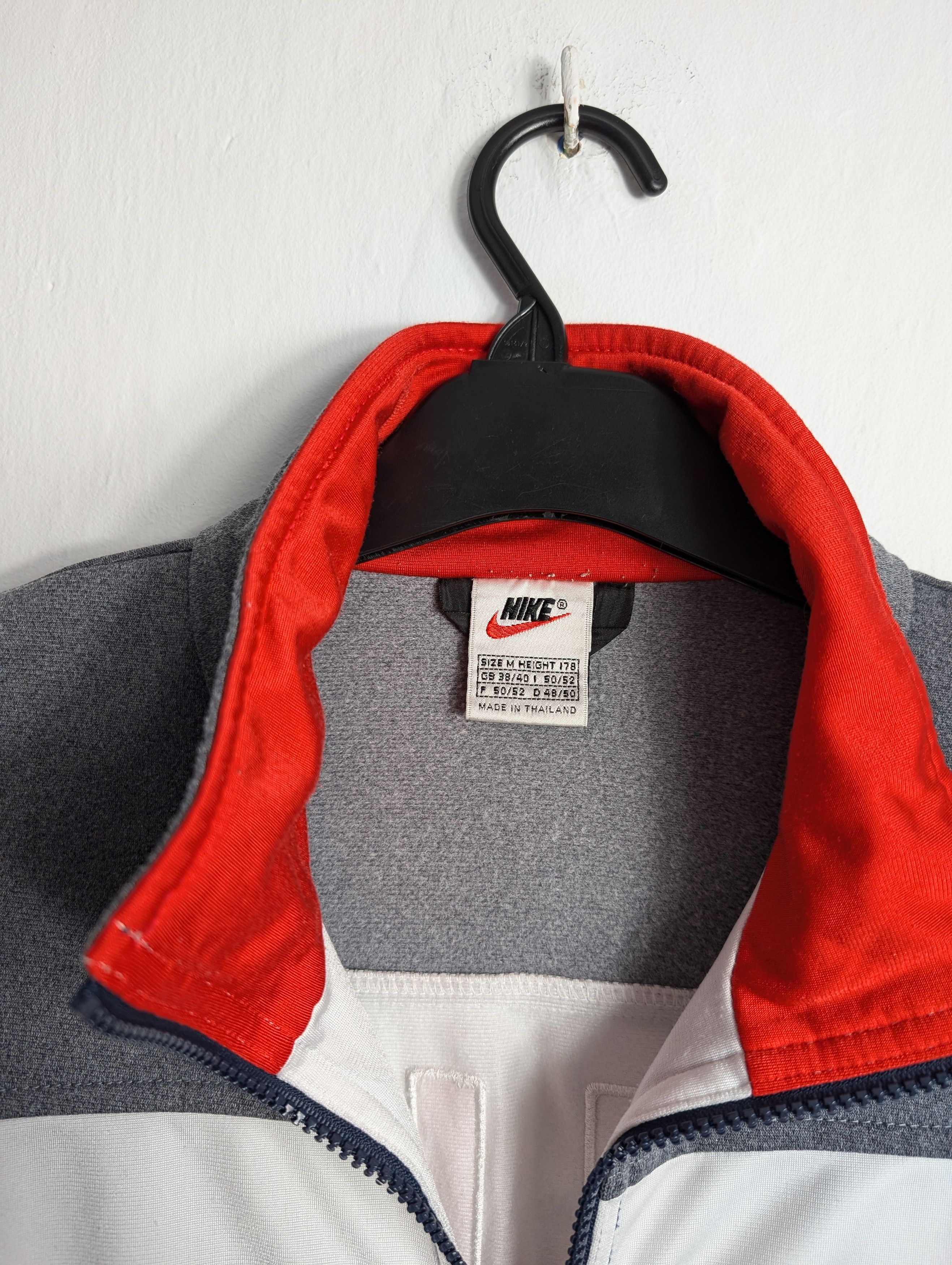 Nike × Vintage Vintage Nike 90s Track Jacket - Retro Zip Size US M / EU 48-50 / 2 - 5 Thumbnail