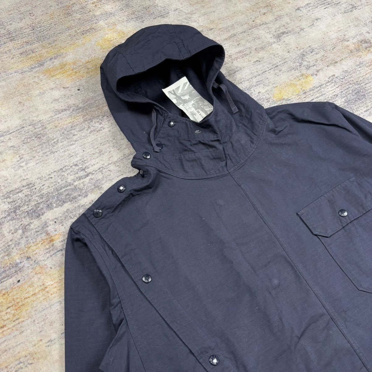 Engineered Garments Engineered Garment sonor asymmetrical snap front jacket Size US XL / EU 56 / 4 - 3 Thumbnail