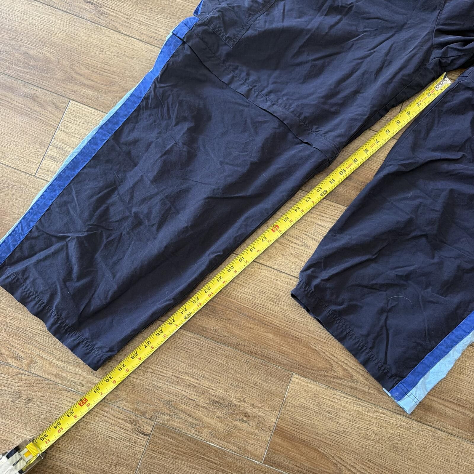 Other Vintage Y2K 90s Convertible Track Cargo Pants Wide Leg Skate Size US 36 / EU 52 - 7 Thumbnail
