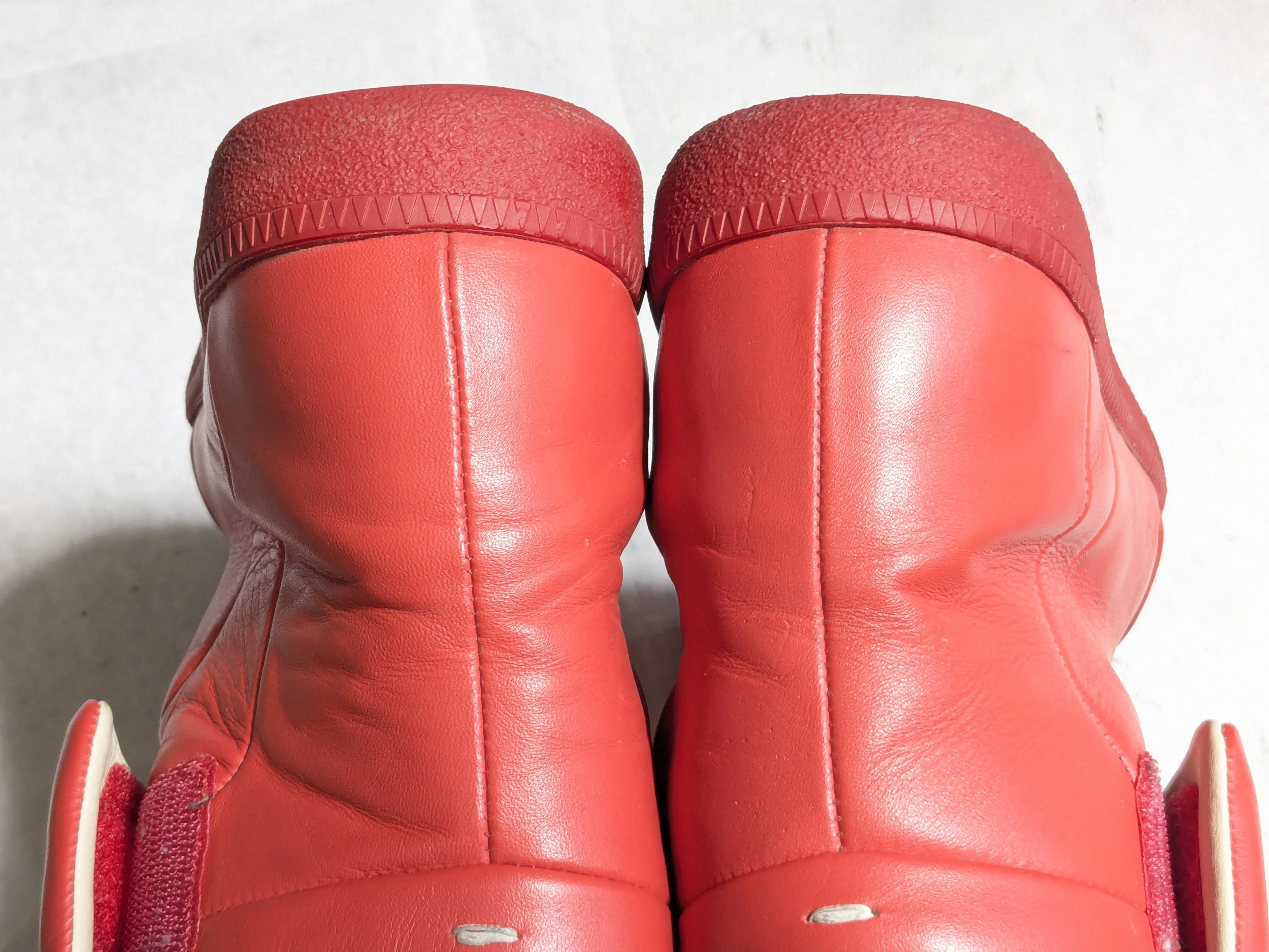 Maison Margiela Maison Margiela Future High Tops Sneakers Red 9 42 Size US 9 / EU 42 - 14 Thumbnail