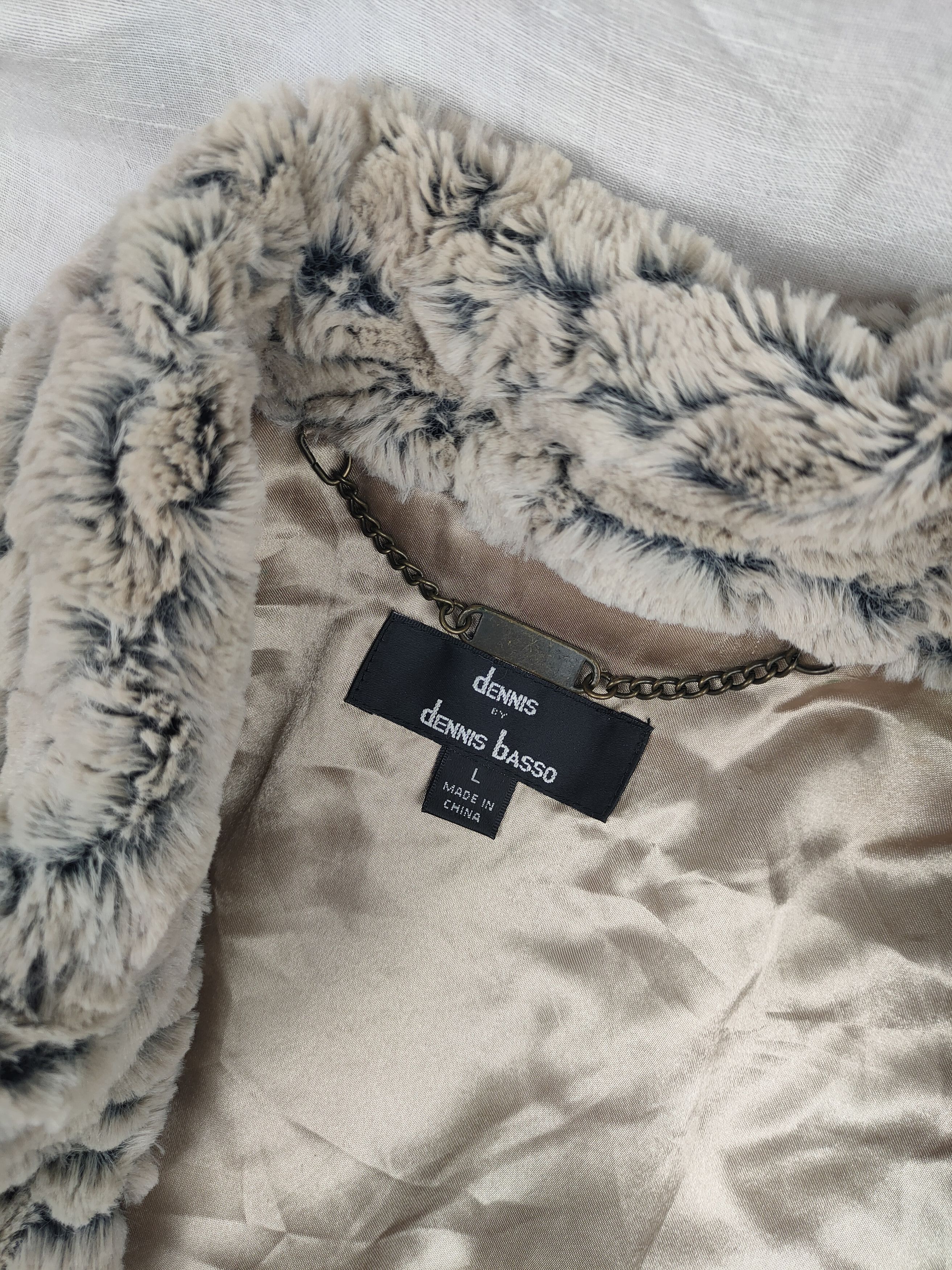 Vintage Dennis by Dennis Basso Faux Fur Coat – Women’s L Size L / US 10 / IT 46 - 4 Thumbnail