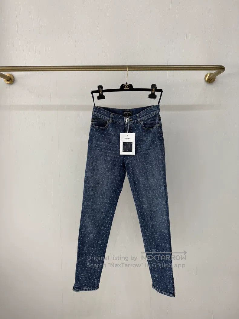 Chanel Chanel 23P polka dot logo shorts jeans Size 24" / US 00 / IT 34 - 1 Thumbnail