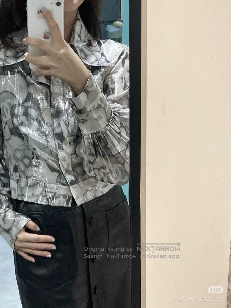 Chanel Chanel Lafayette cat-style silk shirt with long sleeves Size XS / US 0-2 / IT 36-38 - 8 Thumbnail