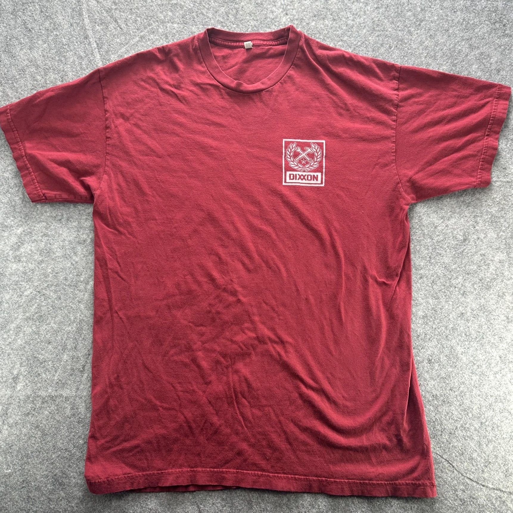 Logo 7 Dixxon Shirt Mens XL Red Logo Graphic Tee Short Sleeve T-Shirt Top Size US XL / EU 56 / 4 - 2 Thumbnail