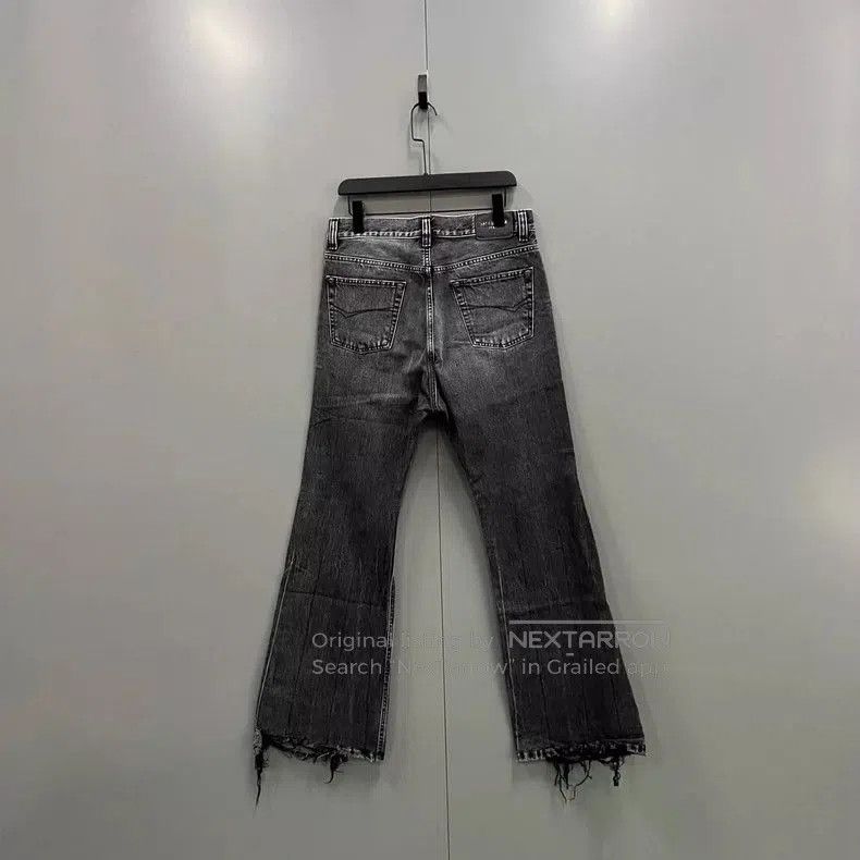 Balenciaga Balenciaga Washed Denim Flared Pants XS Size. Size US 26 / EU 42 - 2 Thumbnail
