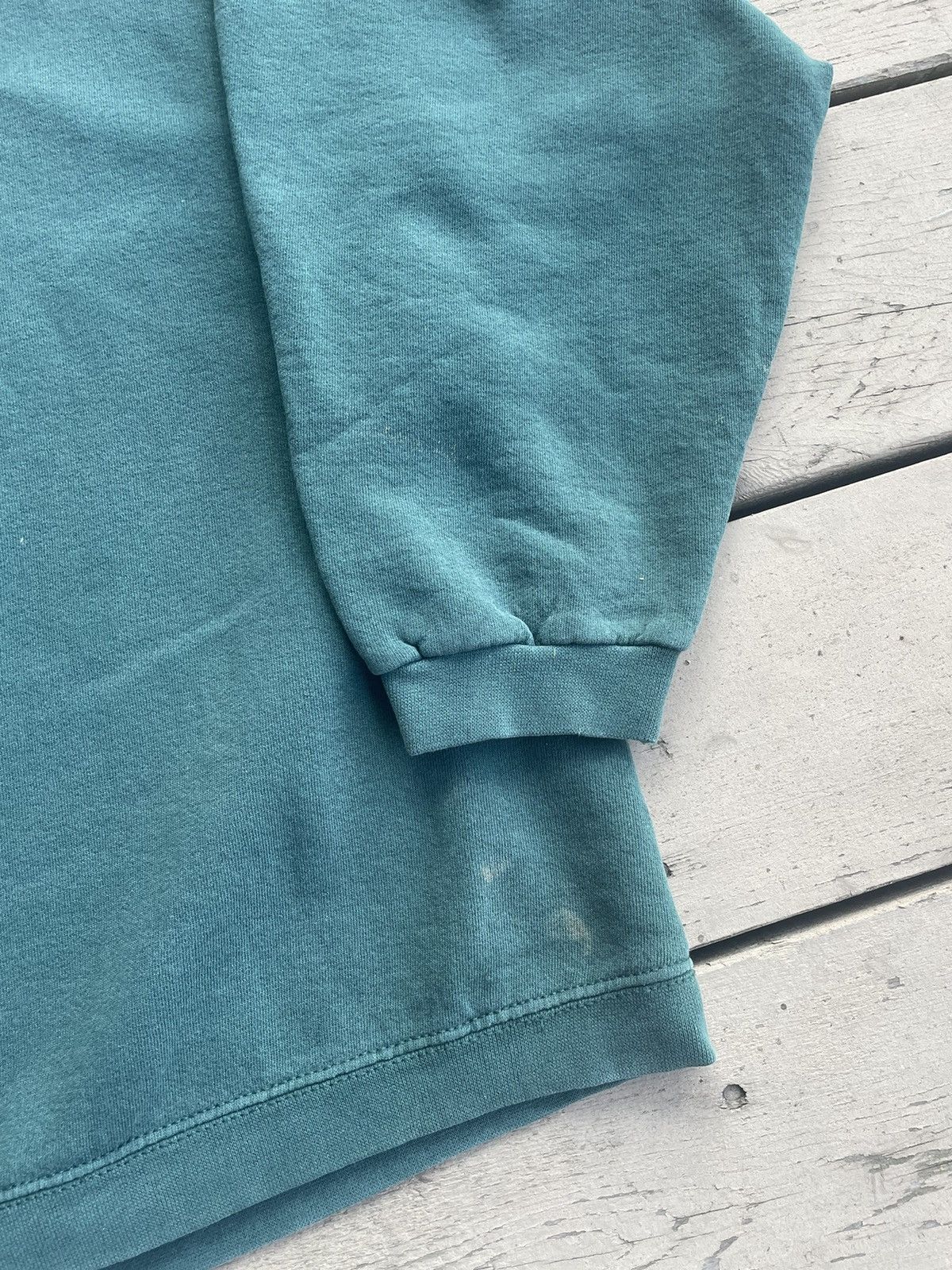 Nike × Vintage Green 90s Nike Swoosh Sweatshirt Size US L / EU 52-54 / 3 - 6 Thumbnail