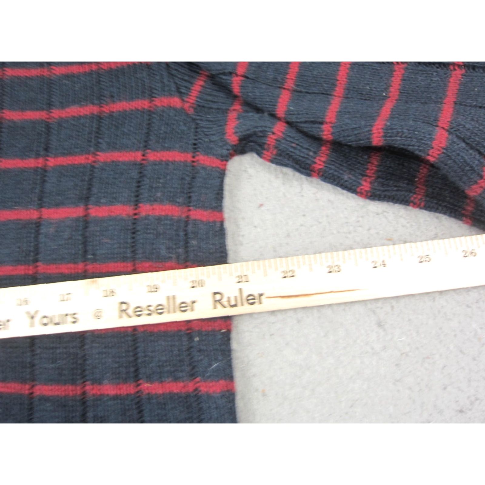 Vintage VINTAGE McLochland Sweater Mens L Blue Striped Wool Slim Crew Knit Pullover 90s United States Industry: Casual Size US L / EU 52-54 / 3 - 7 Thumbnail