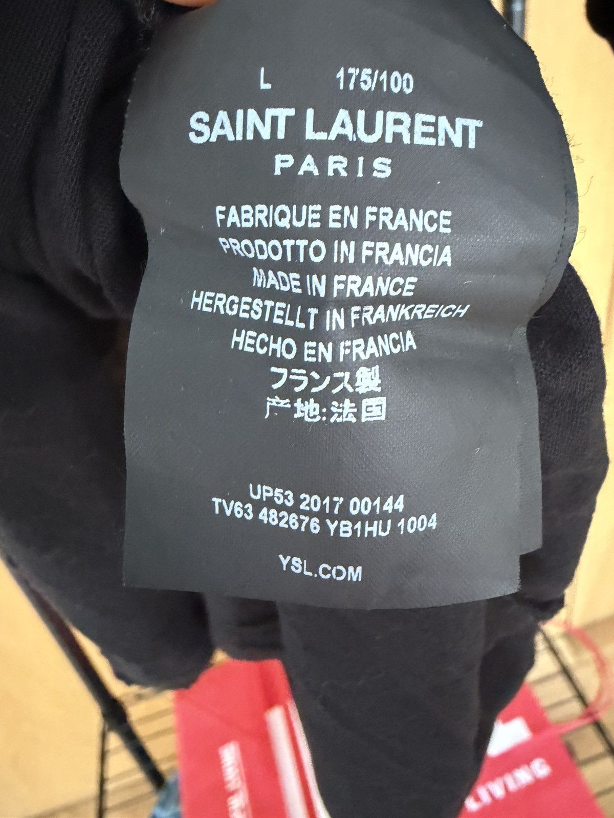 Saint Laurent Paris Saint laurent - no smoking tee - size L Size US L / EU 52-54 / 3 - 5 Thumbnail