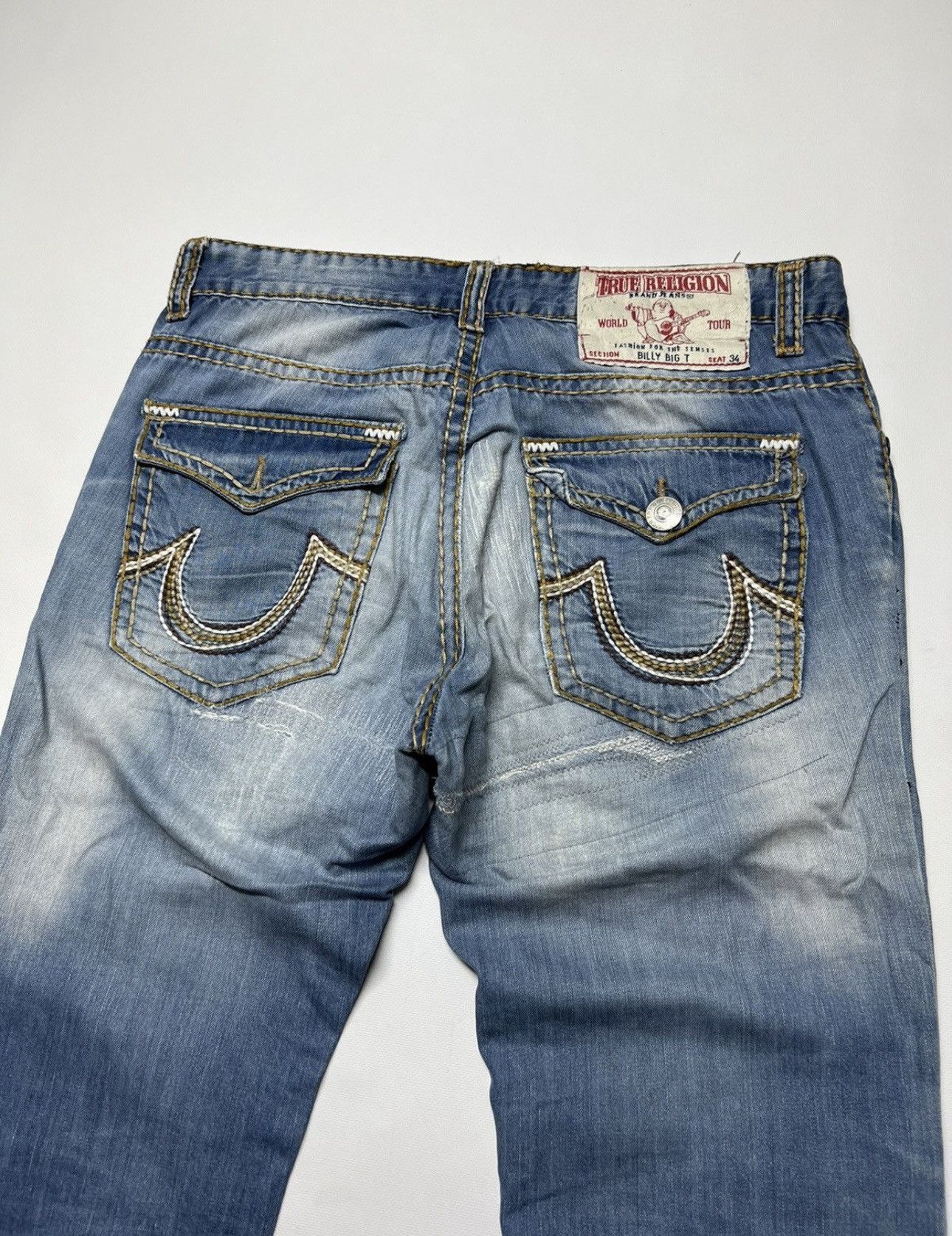 True Religion × Vintage Vintage Custom True Religion USA Denim Jeans Size US 36 / EU 52 - 2 Thumbnail