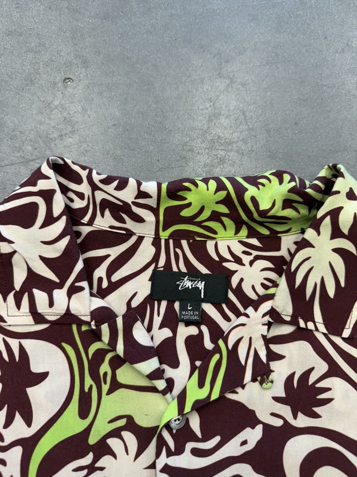 Stussy Stussy Palm Tree Psychedelic Button Up Size US L / EU 52-54 / 3 - 4 Thumbnail