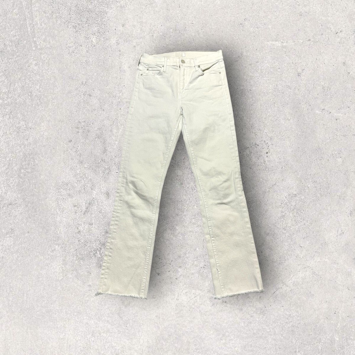 MOTHER Mother Mid Rise Dazzler Crop Fray jeans Size 25" / US 0 / IT 36 - 1 Thumbnail