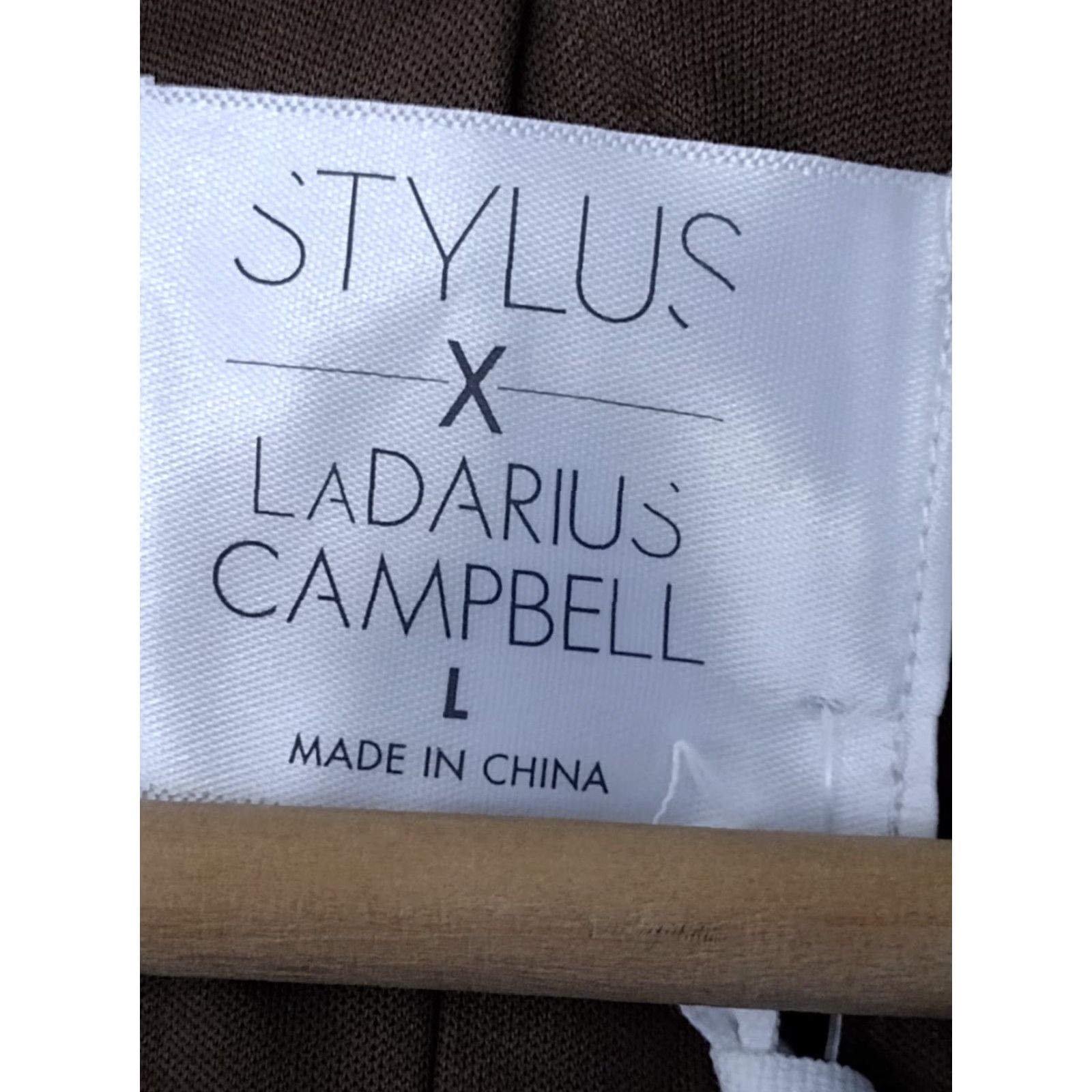 Vintage Stylus X LaDarius Campbell Blazer Jacket Regular 42 in Heather Warm Sand Men L Size 42R - 5 Thumbnail