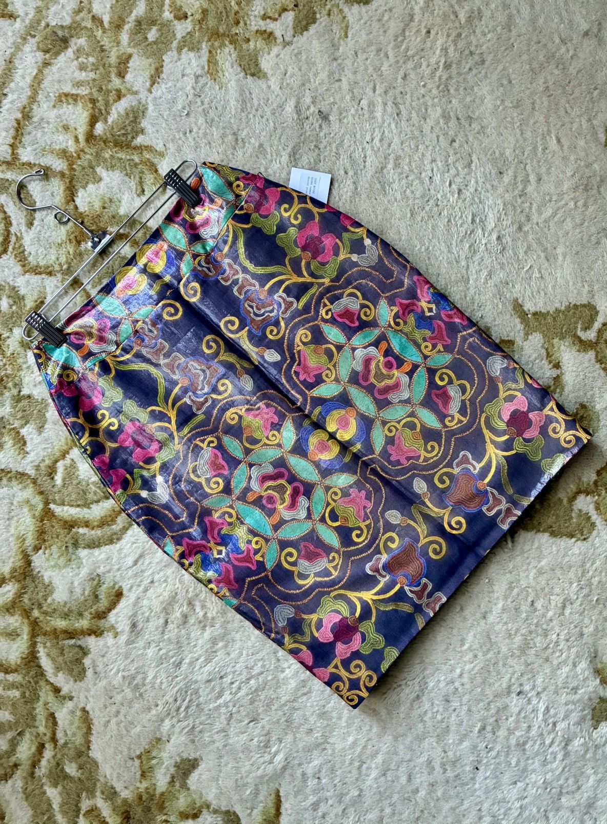 Issey Miyake Issey Miyake Archive SS2001 Runway Iridescent Jacquard Skirt Size 27" / US 4 / IT 40 - 24 Thumbnail