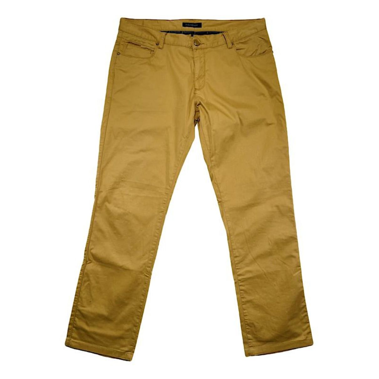 Yves Saint Laurent Yellow Cotton Trouser Size 36" / US 14 / IT 50 - 1 Thumbnail