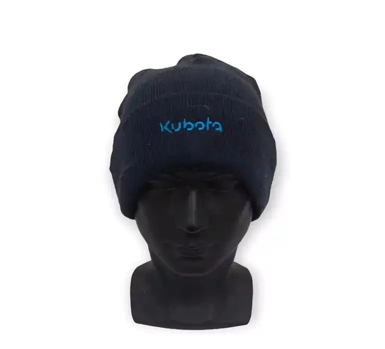 Japanese Brand × Vintage Japanese Brand Kubota Plain Beanie Hat Size ONE SIZE - 1 Thumbnail