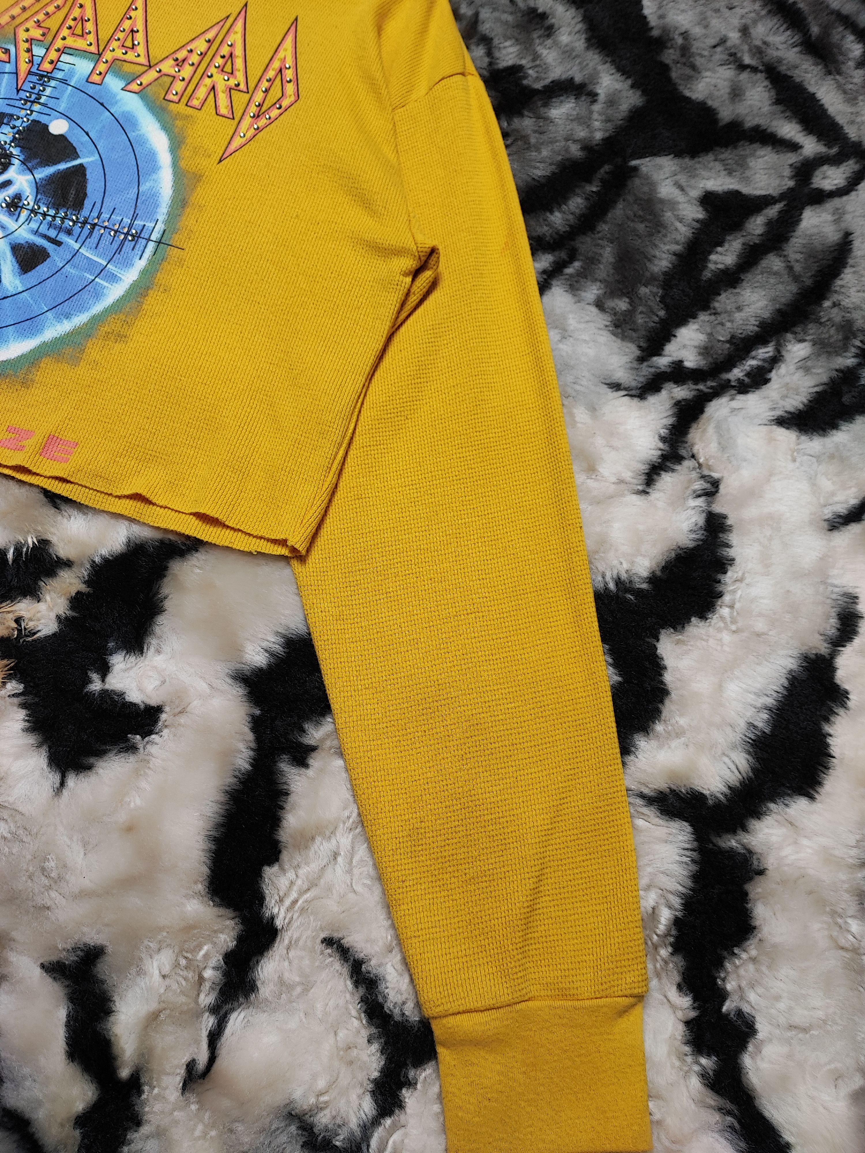 Band Tees × Def Leppard Def Leppard Croptop Cotton Size M / US 6-8 / IT 42-44 - 7 Thumbnail