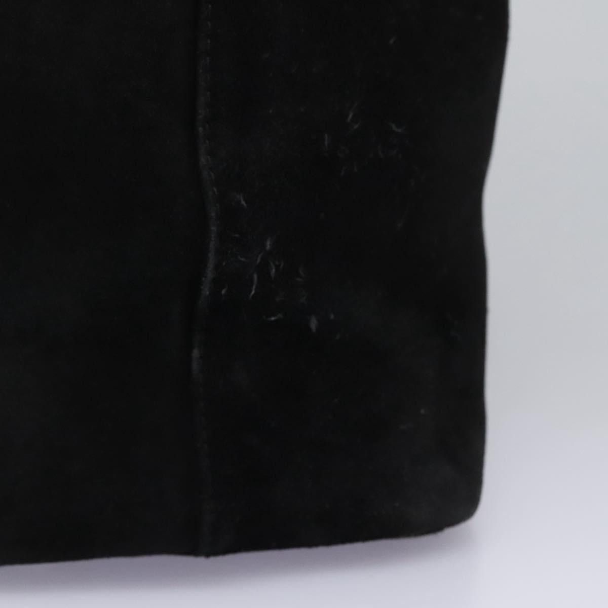 Gucci GUCCI Hand Bag Suede Black Silver Size ONE SIZE - 5 Thumbnail