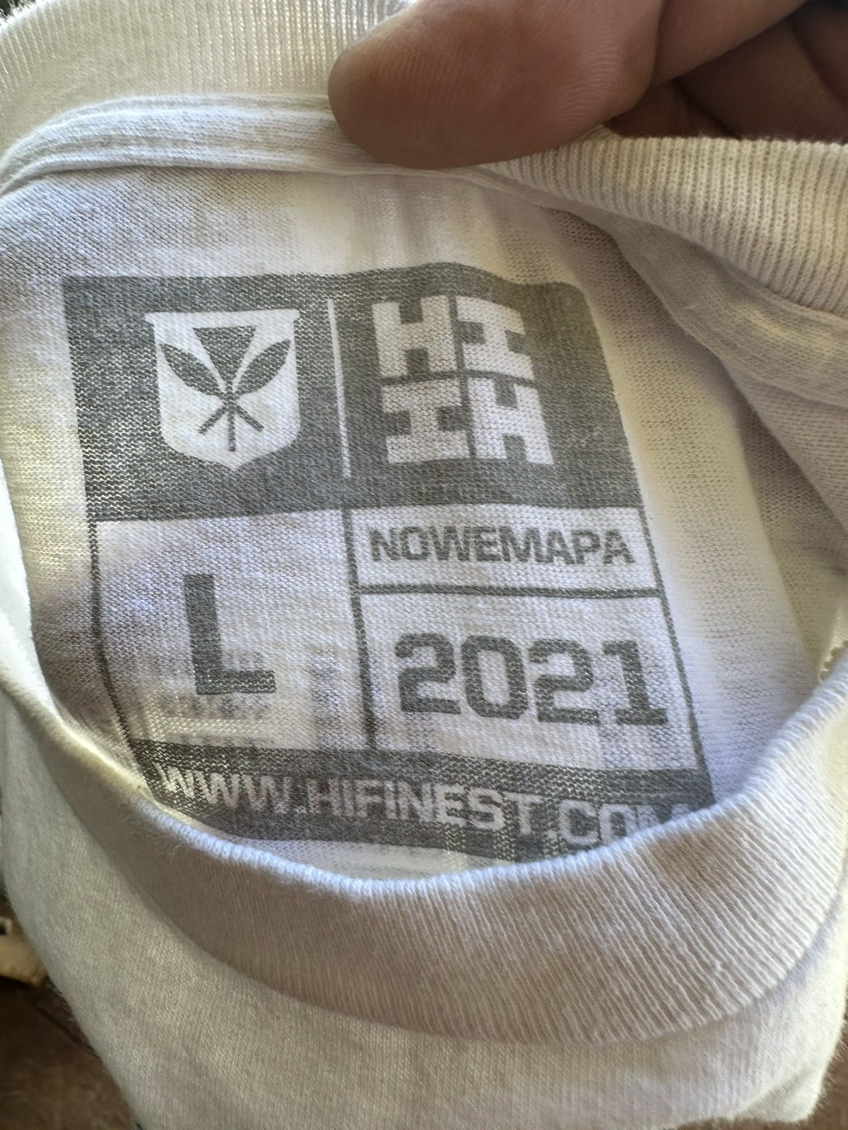 Other PreOwned Hawaii's Finest Nowemapa White Men's Large Size US L / EU 52-54 / 3 - 4 Thumbnail