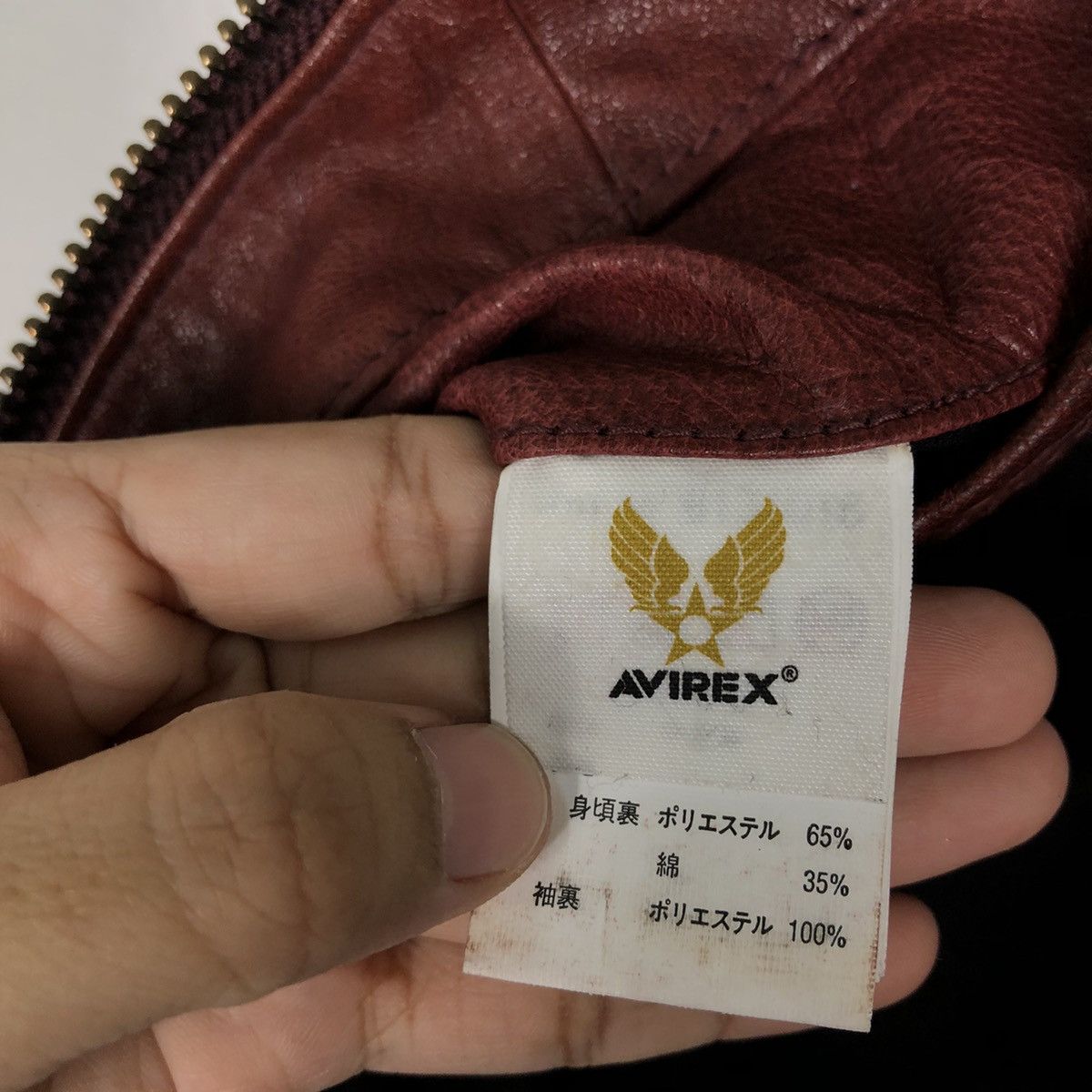 Avirex 🔥90’s VINTAGE GEUINE LEATHER BOMBER JACKET AVIREX USA Size US L / EU 52-54 / 3 - 14 Thumbnail