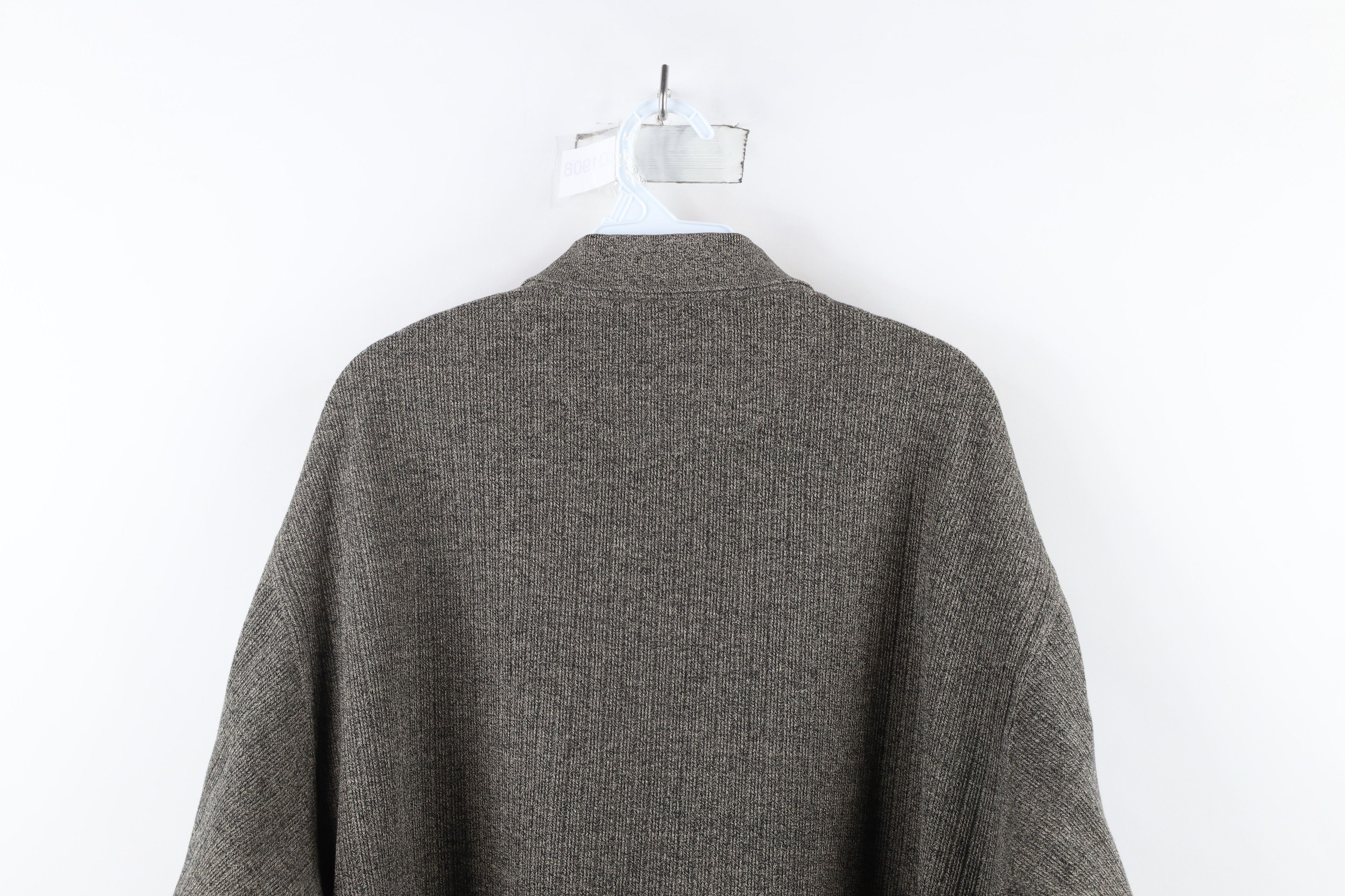 Vintage Vintage 90s Streetwear Knit Heavyweight Long Sleeve Polo Size US XL / EU 56 / 4 - 7 Thumbnail