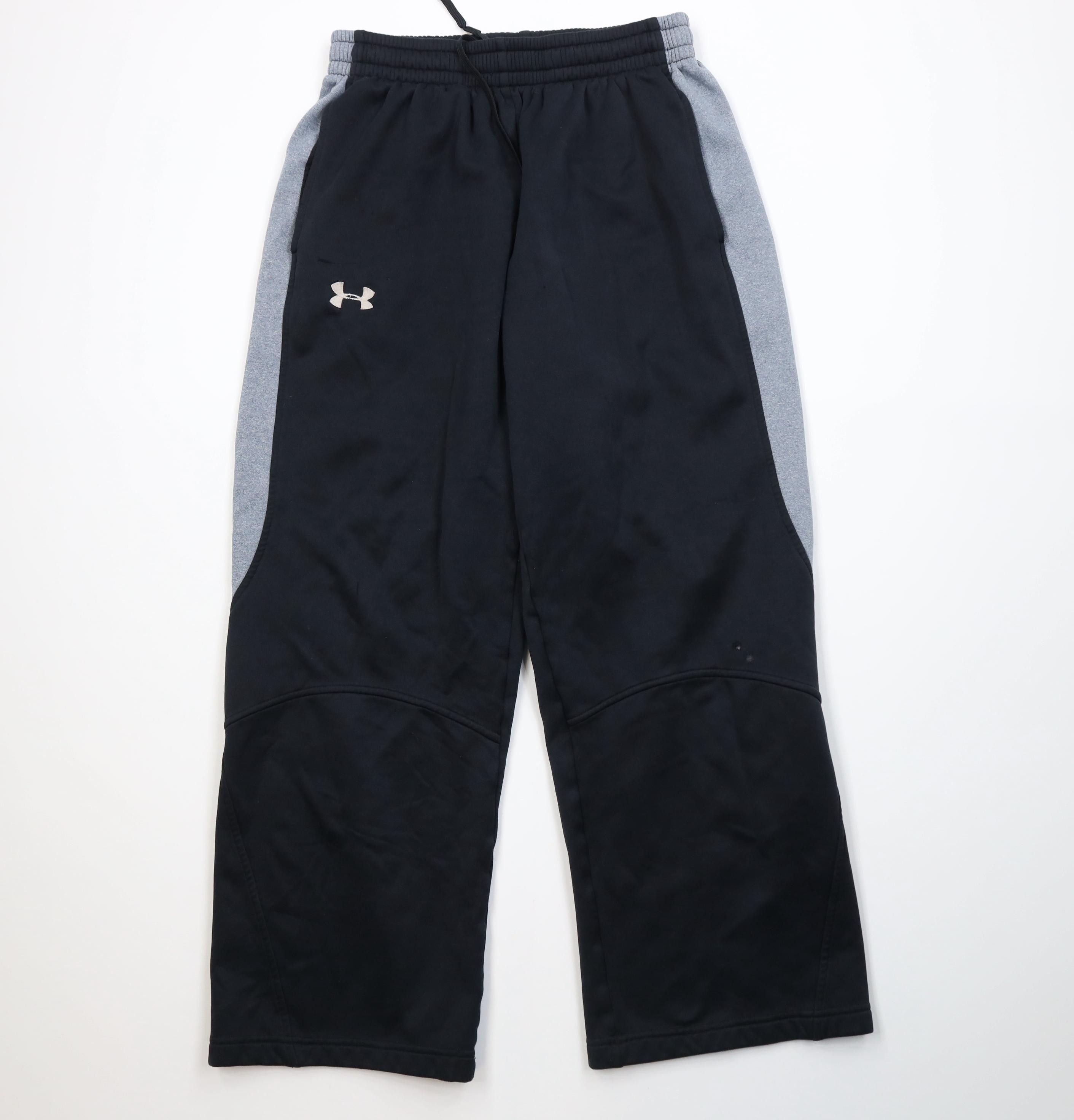 Under Armour Vintage Y2K Under Armour Wide Leg Sweatpants Pants Black Size US 34 / EU 50 - 1 Thumbnail