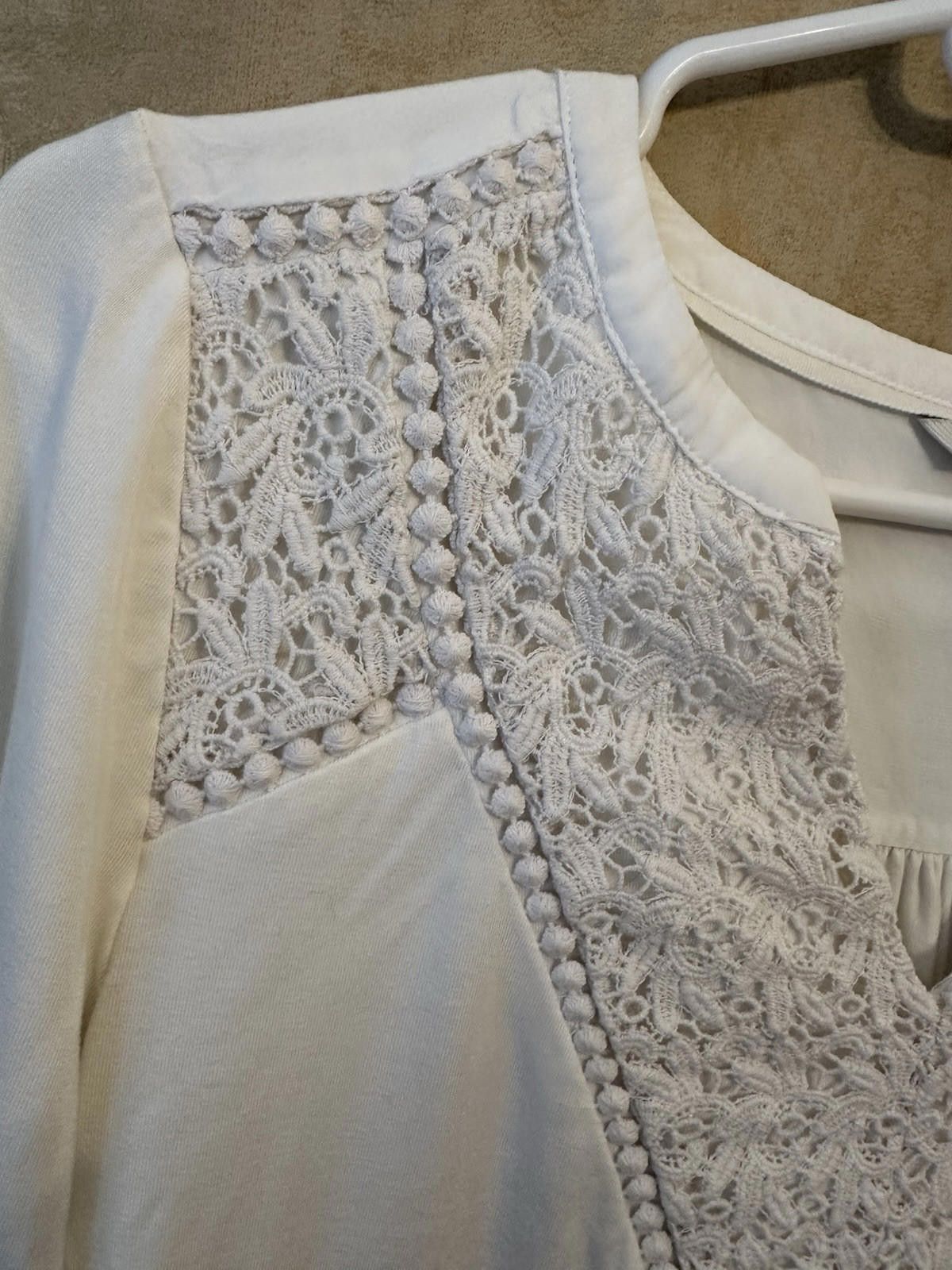 Boden Boden Ivory Blouse Top Lined Long sleeve Sz 8 Size M / US 6-8 / IT 42-44 - 5 Thumbnail